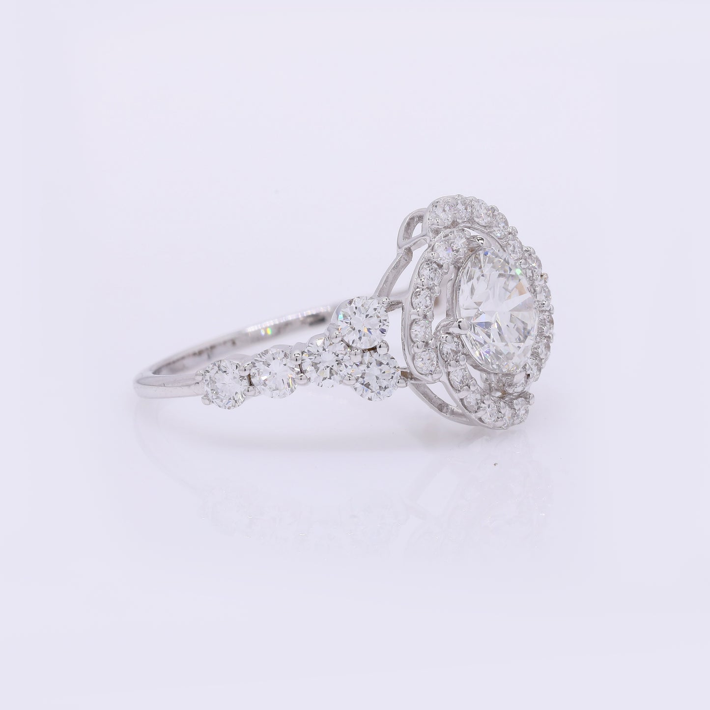 2.00 Carats Lab Grown Diamond 14K Gold Ring
