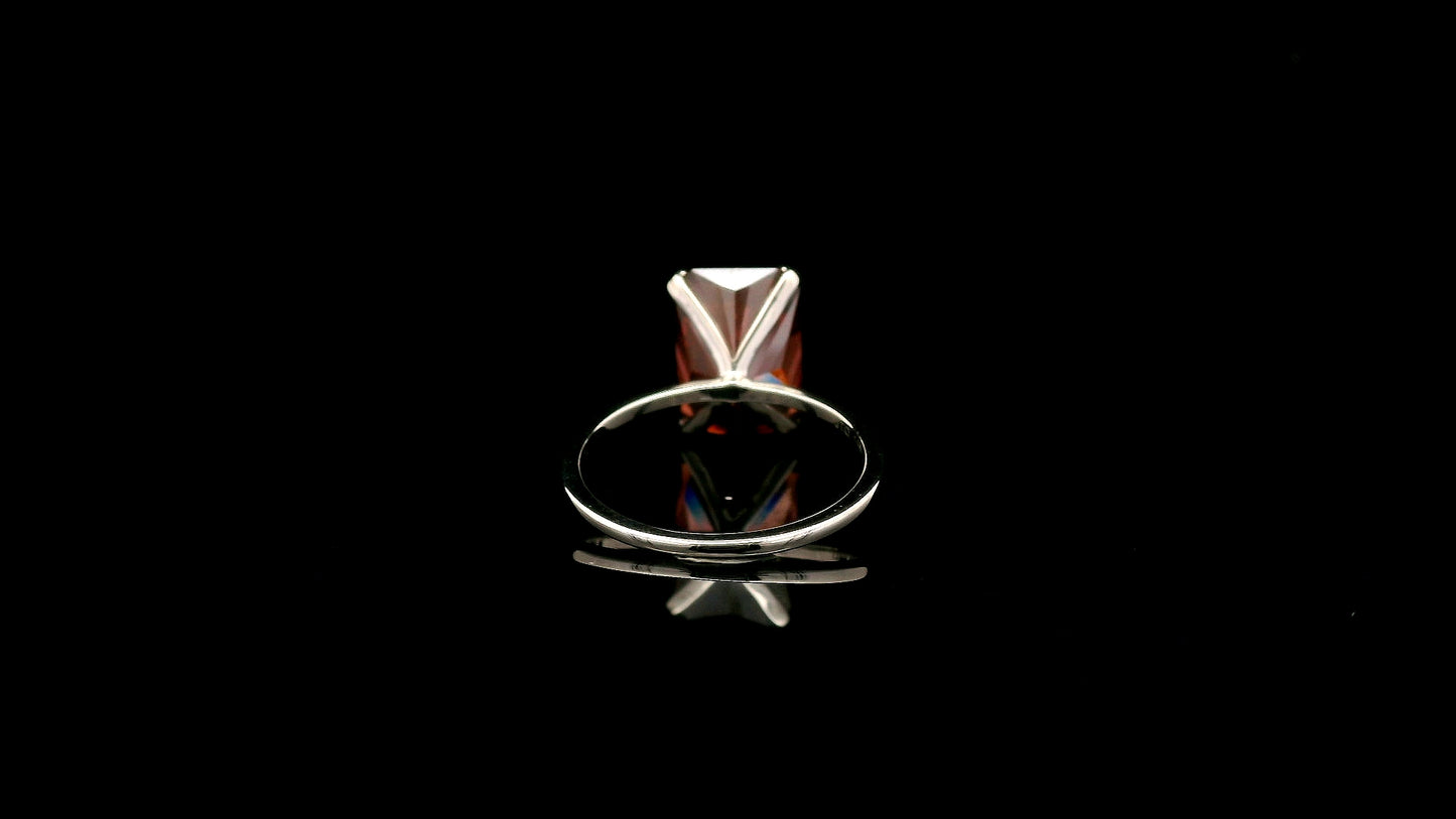 5.58 Carats Pink Lab Grown Diamond 14K Gold Ring