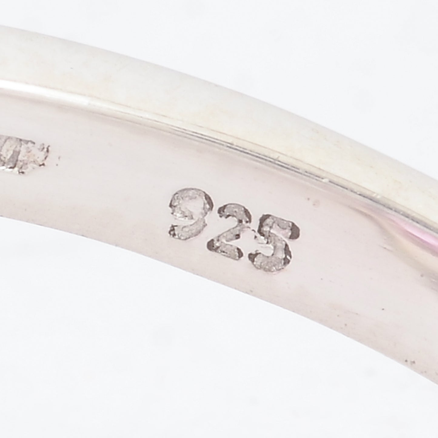 26.79 Ct Oval Pink Cz 925 Sterling Silver Ring