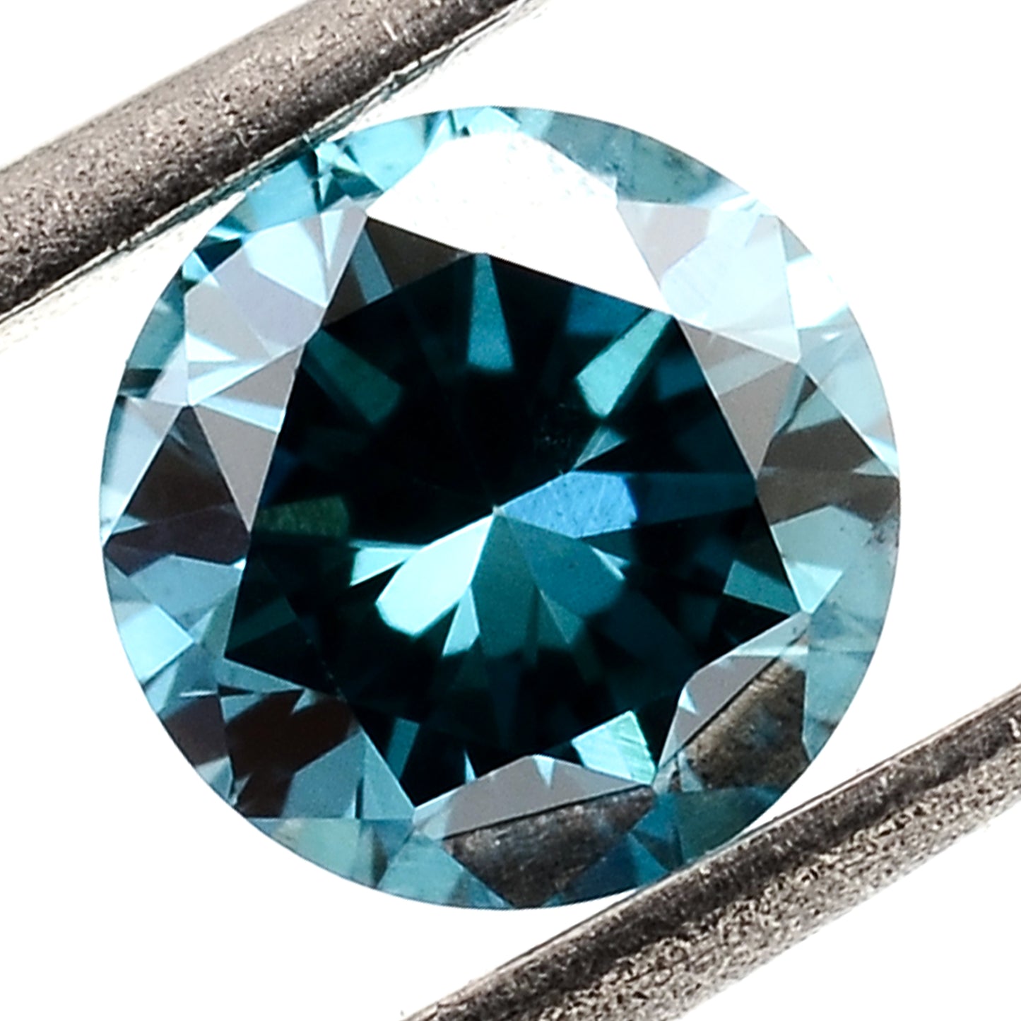 0.52 Blue Diamond Round Loose Gemstone