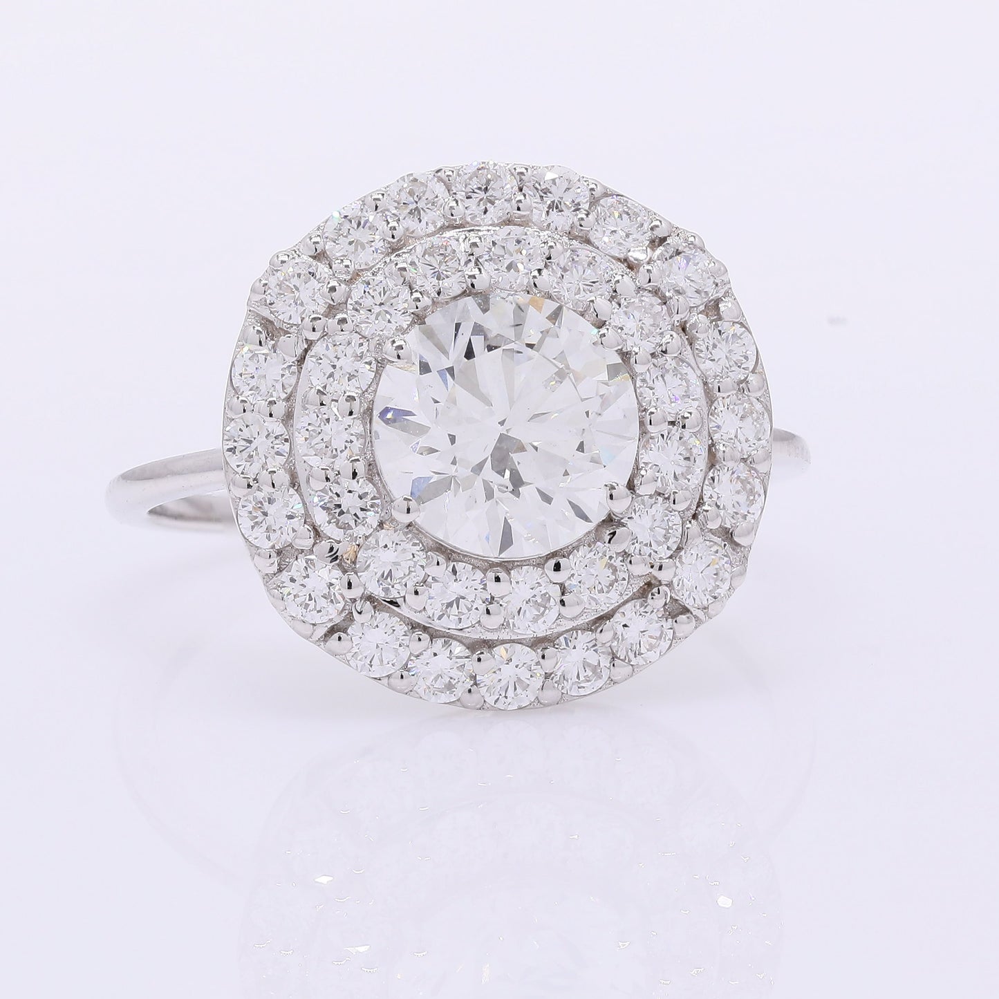 2.38 Carats Lab Grown Diamond 14K Gold Ring