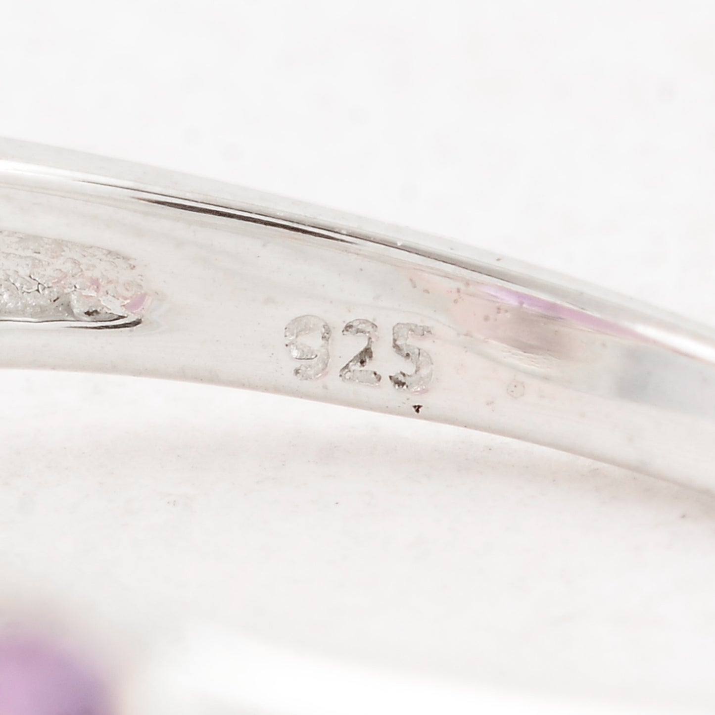 5.24 Ct Oval Amethyst 925 Sterling Silver Ring