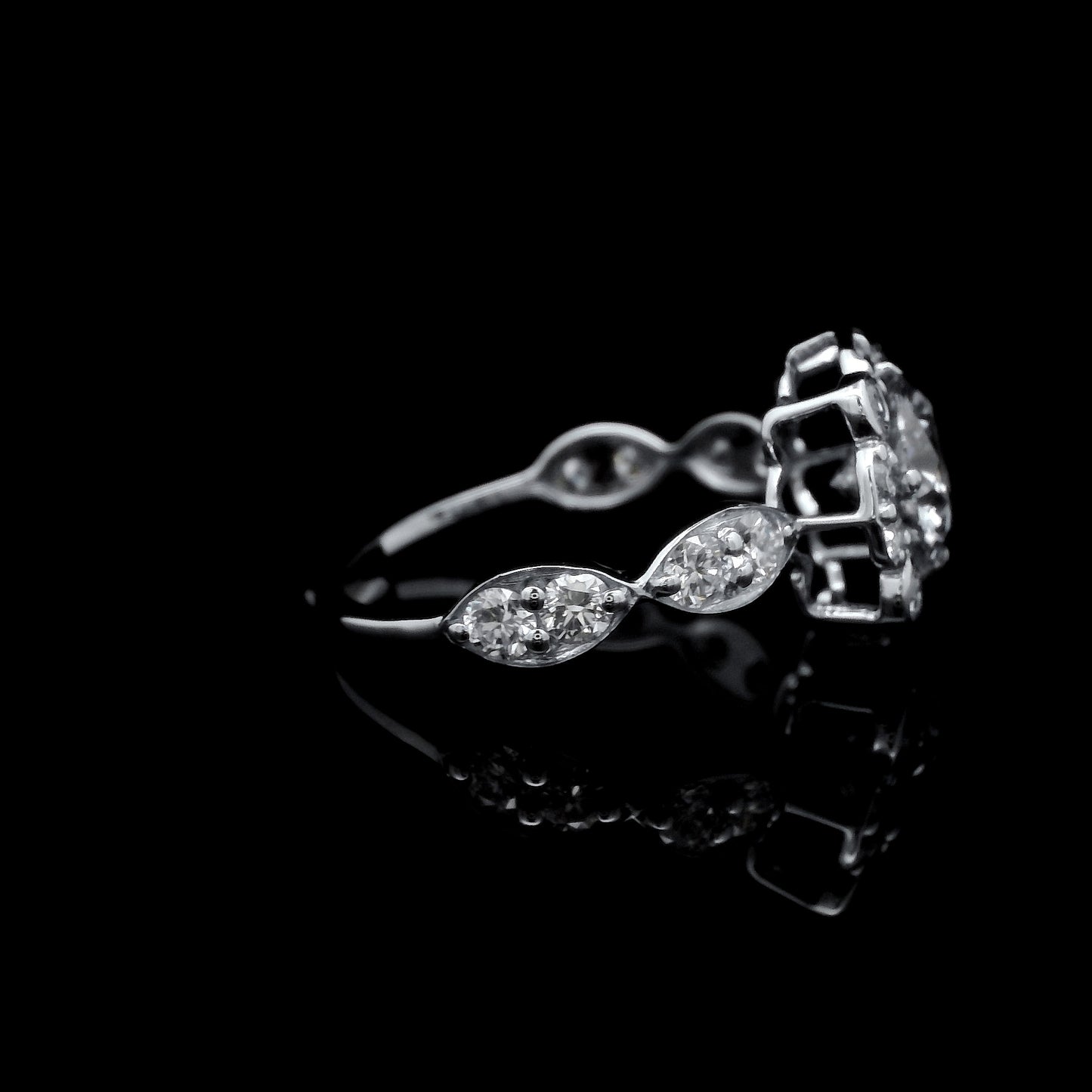 2.05 Carats Lab Grown Diamond 14K Gold Ring