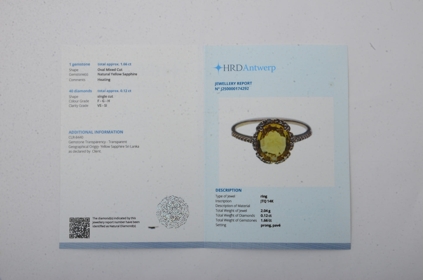 1.78 Ct Oval Mixed Cut Natural Yellow Sapphire 14K Gold Ring