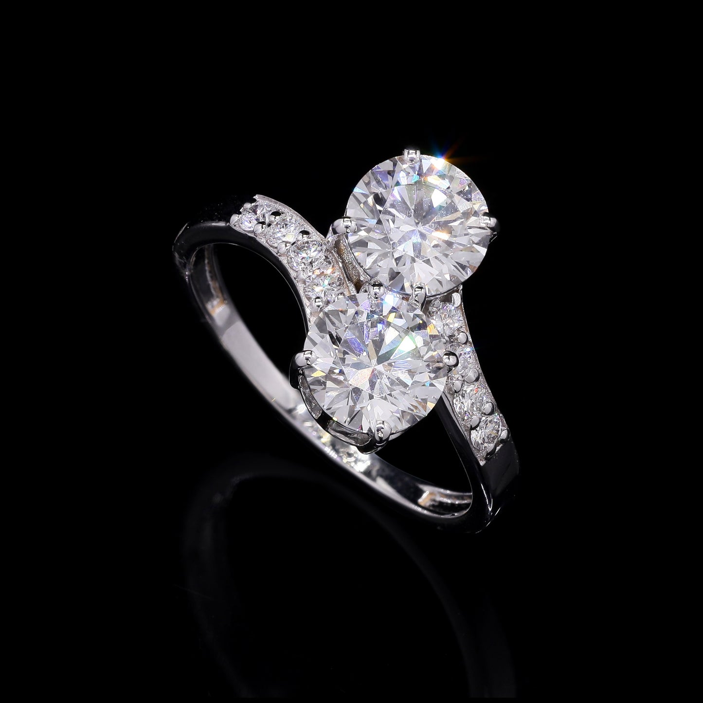 2.47 Carats Lab Grown Diamond 14K Gold Ring