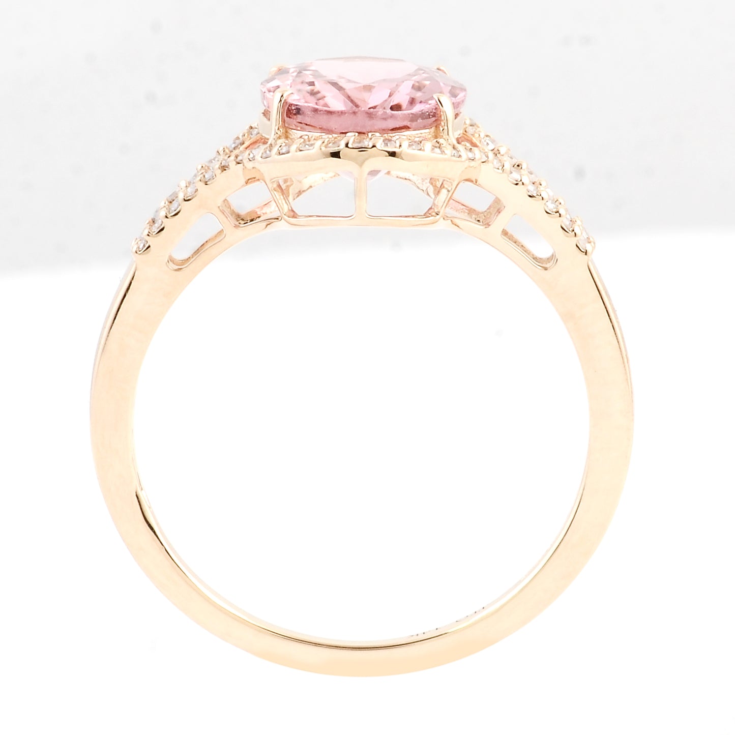 2.34 Ct Oval Mixed Cut Natural Tourmaline 14K Gold Ring