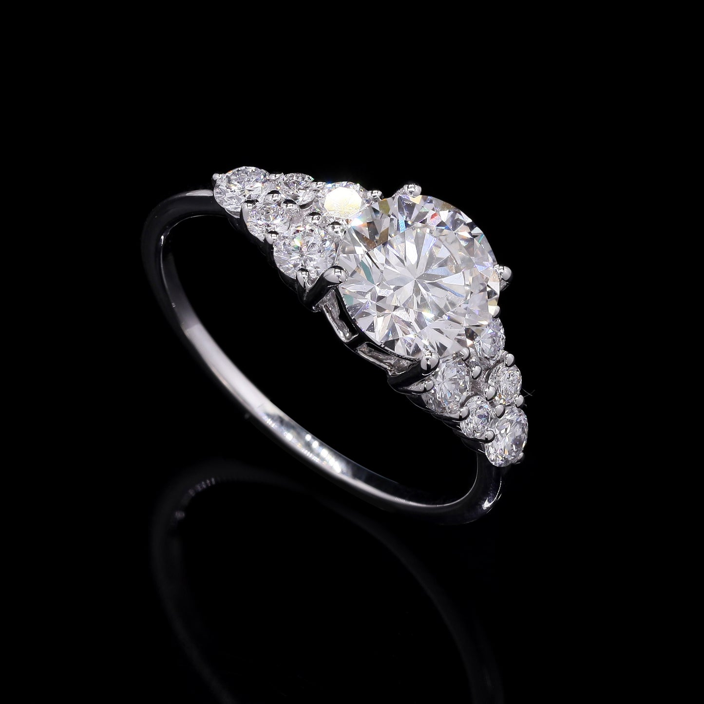 2.00 Carats Lab Grown Diamond 14K Gold Ring