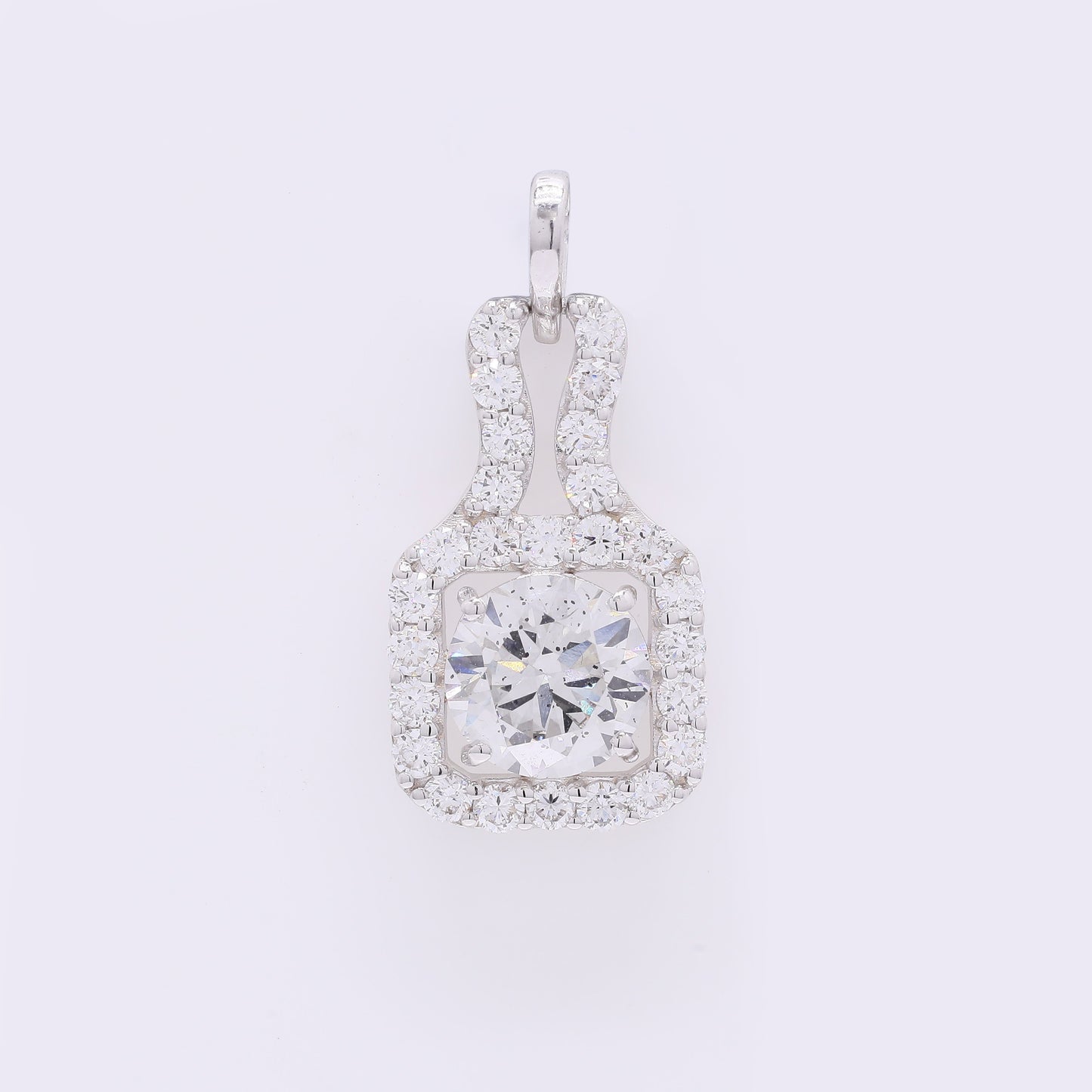 2.34 Carats Lab Grown Diamond 14K Gold Pendant