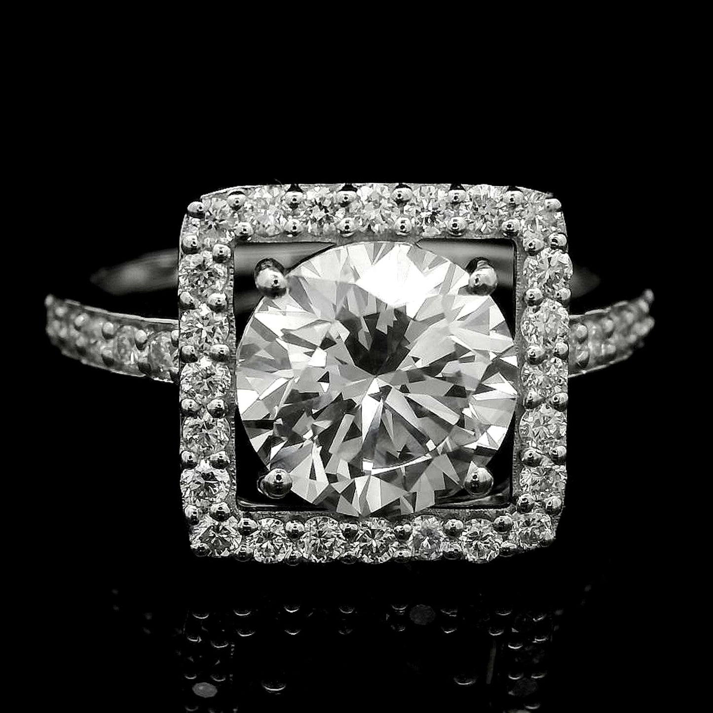 2.48 Carats Lab Grown Diamond 14K Gold Ring