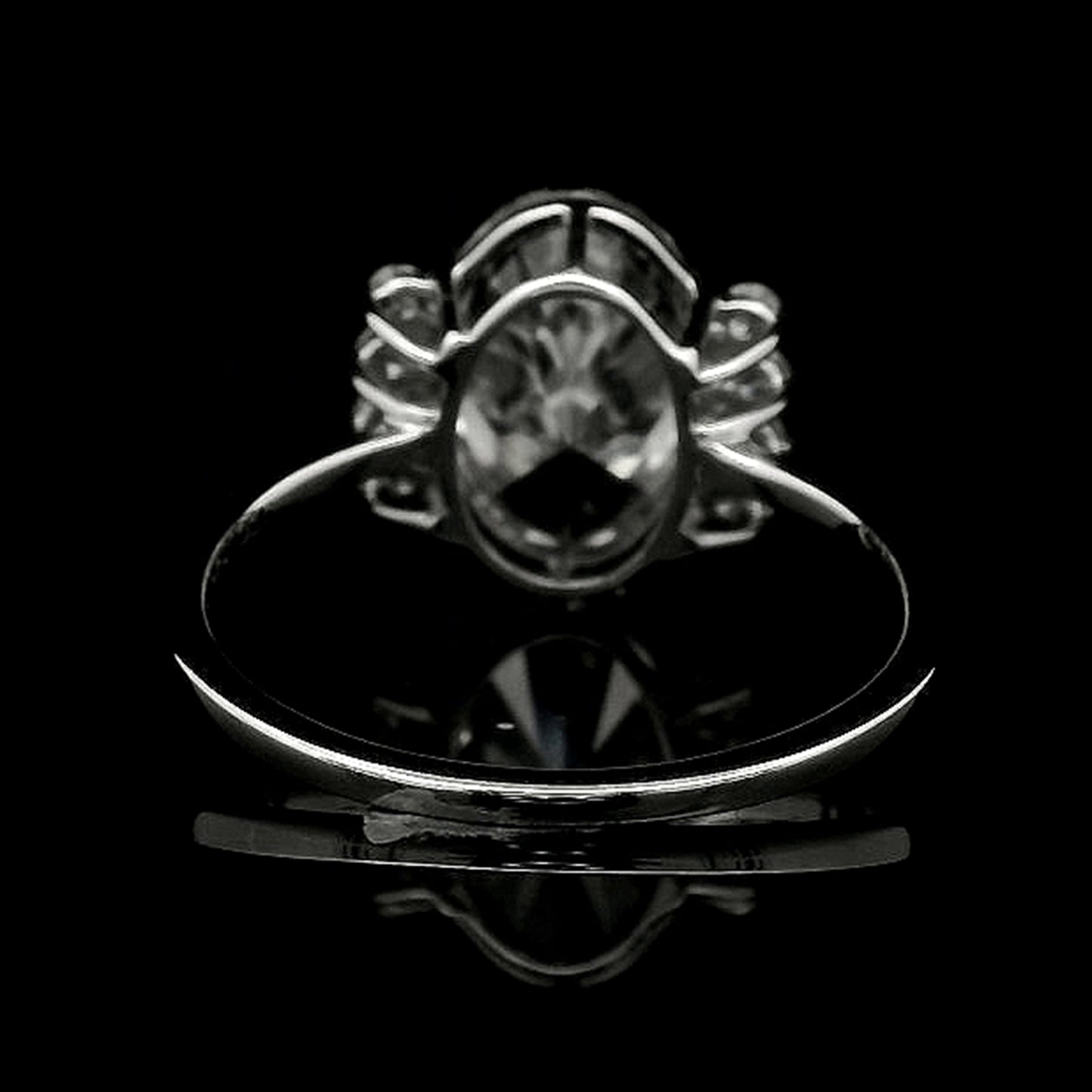 3.24 Carats Lab Grown Diamond 14K Gold Ring