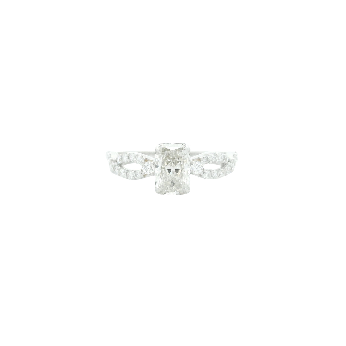 1.29 Carats Lab Grown Diamond 14K Gold Ring