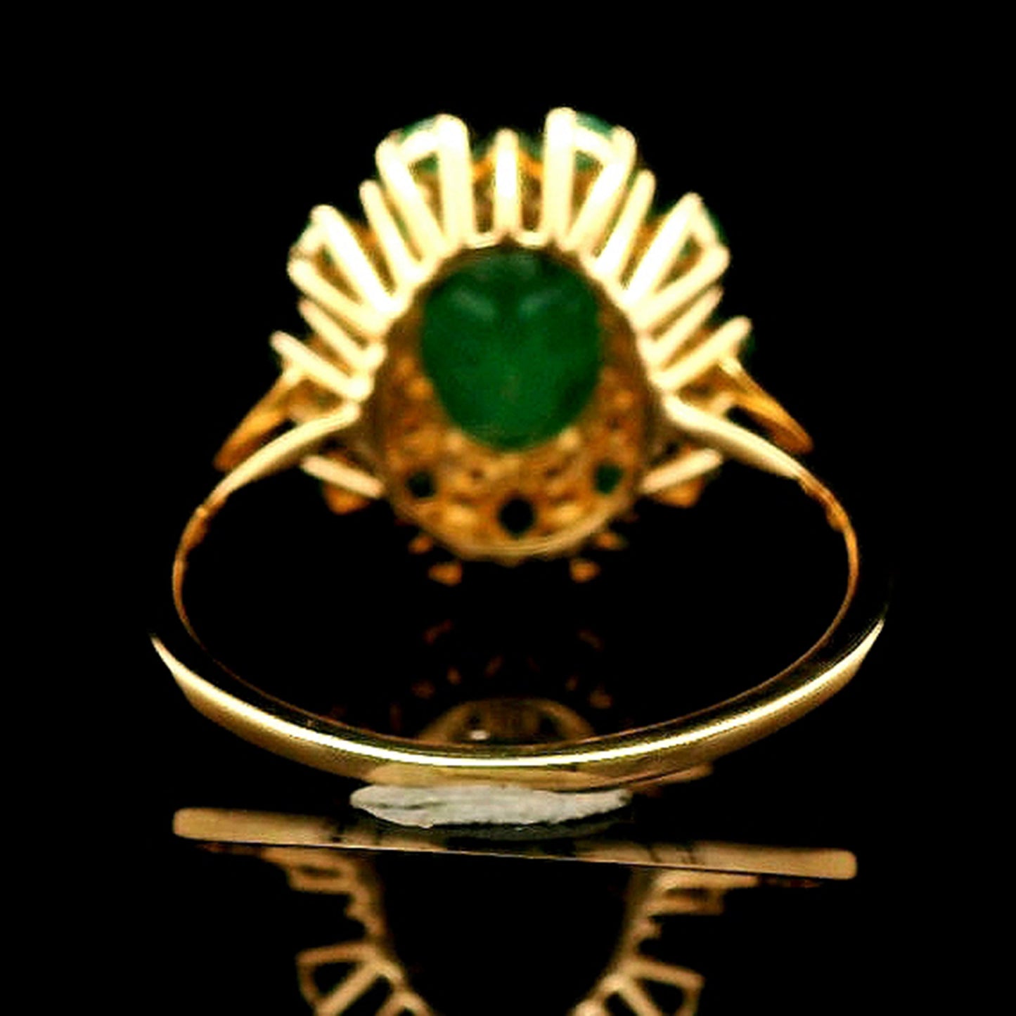 1.71 Ct Oval Emerald 14K Gold Ring