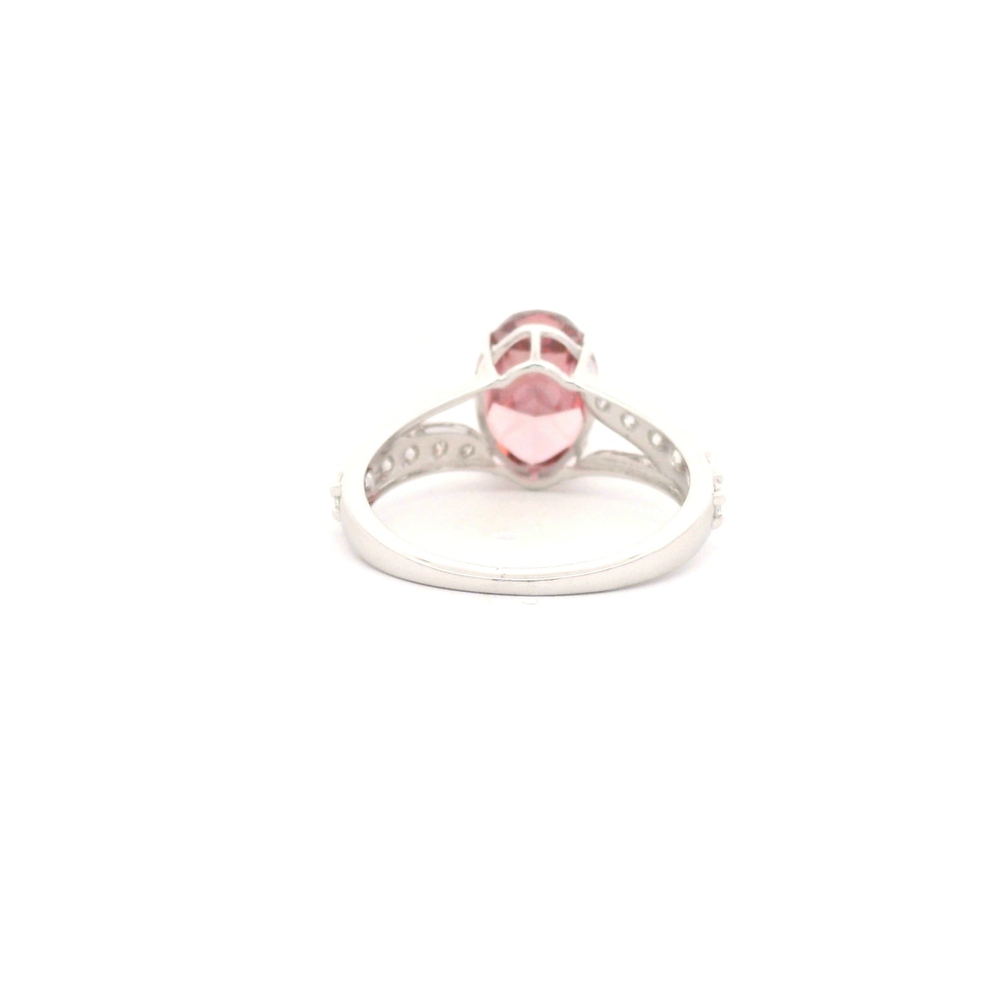 3.62 Carats Pink Lab Grown Diamond 14K Gold Ring