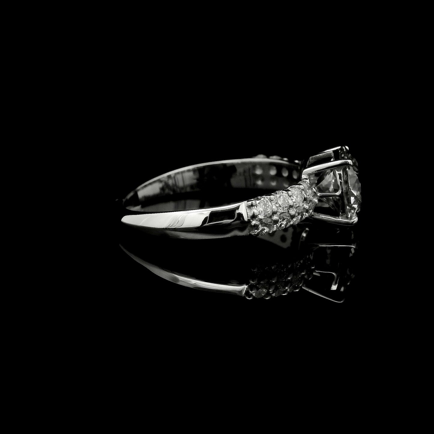 2.44 Carats Lab Grown Diamond 14K Gold Ring