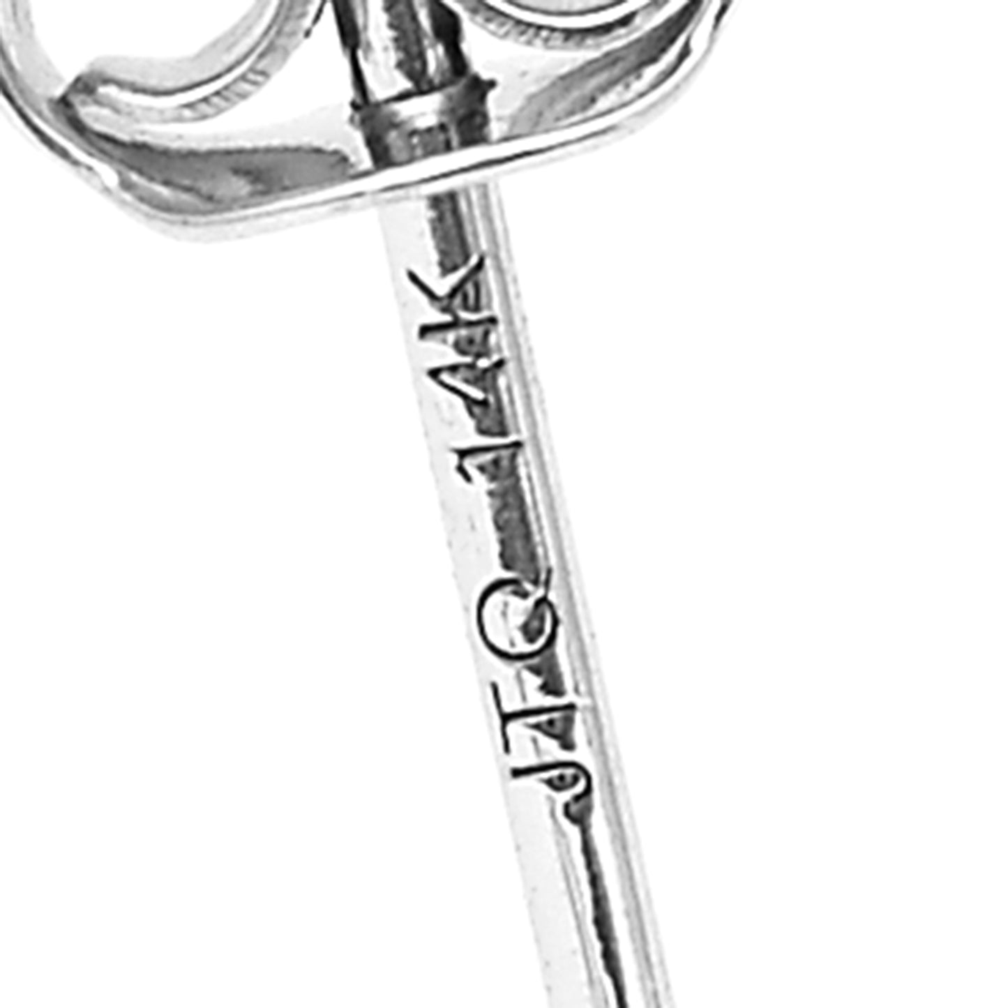 4.38 Carats Lab Grown Diamond 14K Gold Earrings