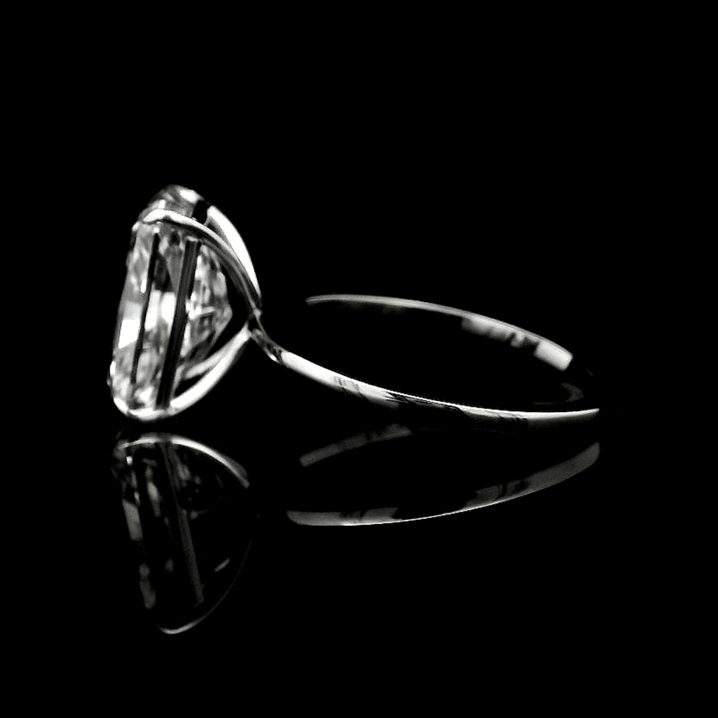 4.72 Carats Lab Grown Diamond 14K Gold Ring
