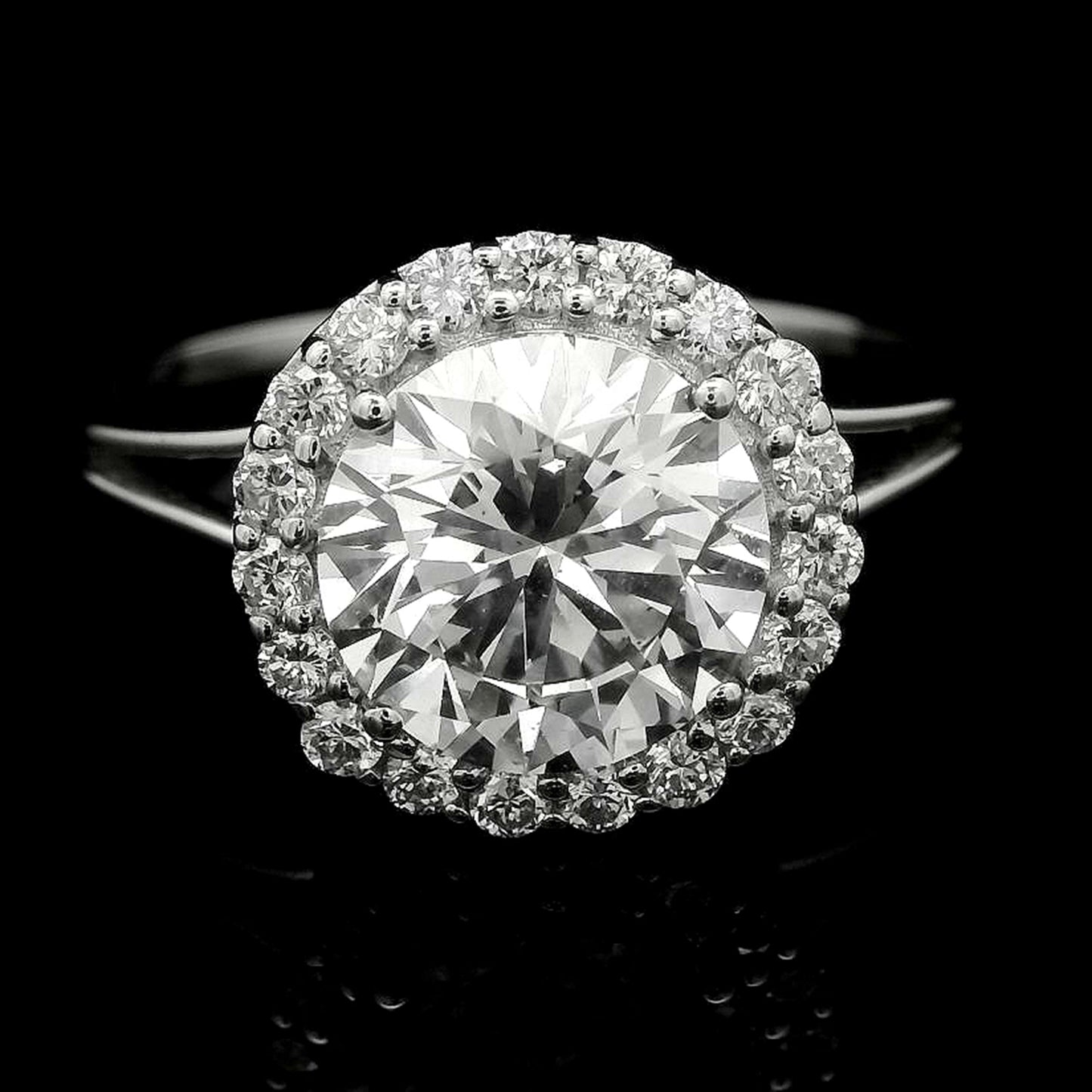 2.30 Carats Lab Grown Diamond 14K Gold Ring