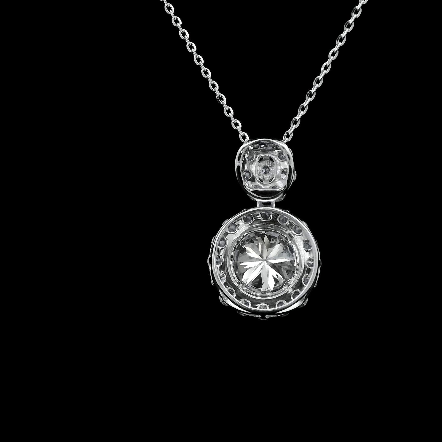 2.29 Carats Lab Grown Diamond 14K Gold Pendant