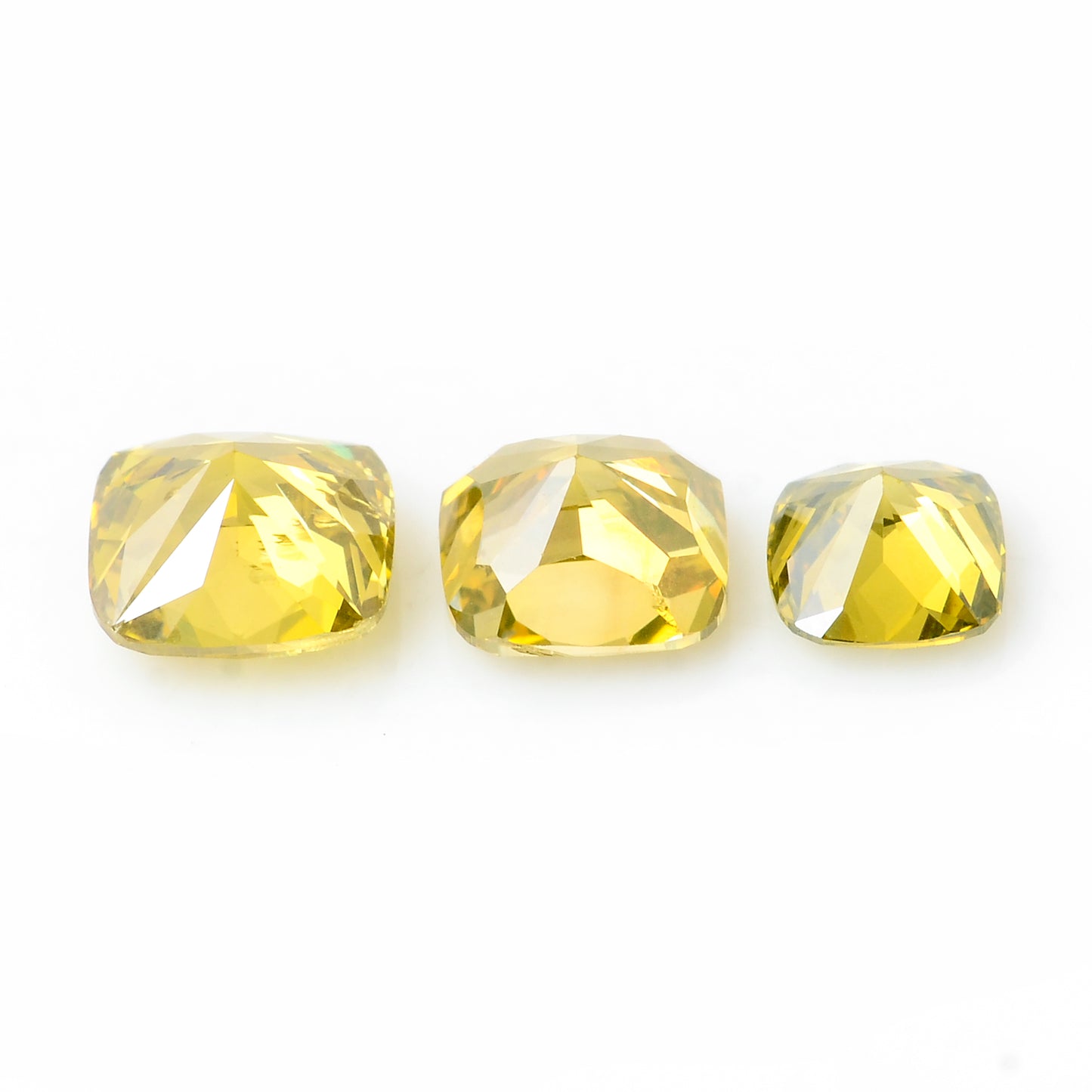 1.07 Carat Yellow Diamond Cushion Loose Gemstone