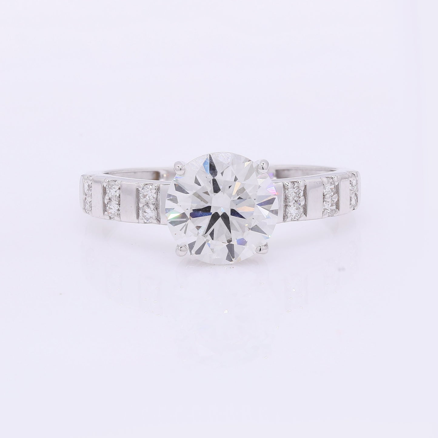 2.22 Carats Lab Grown Diamond 14K Gold Ring