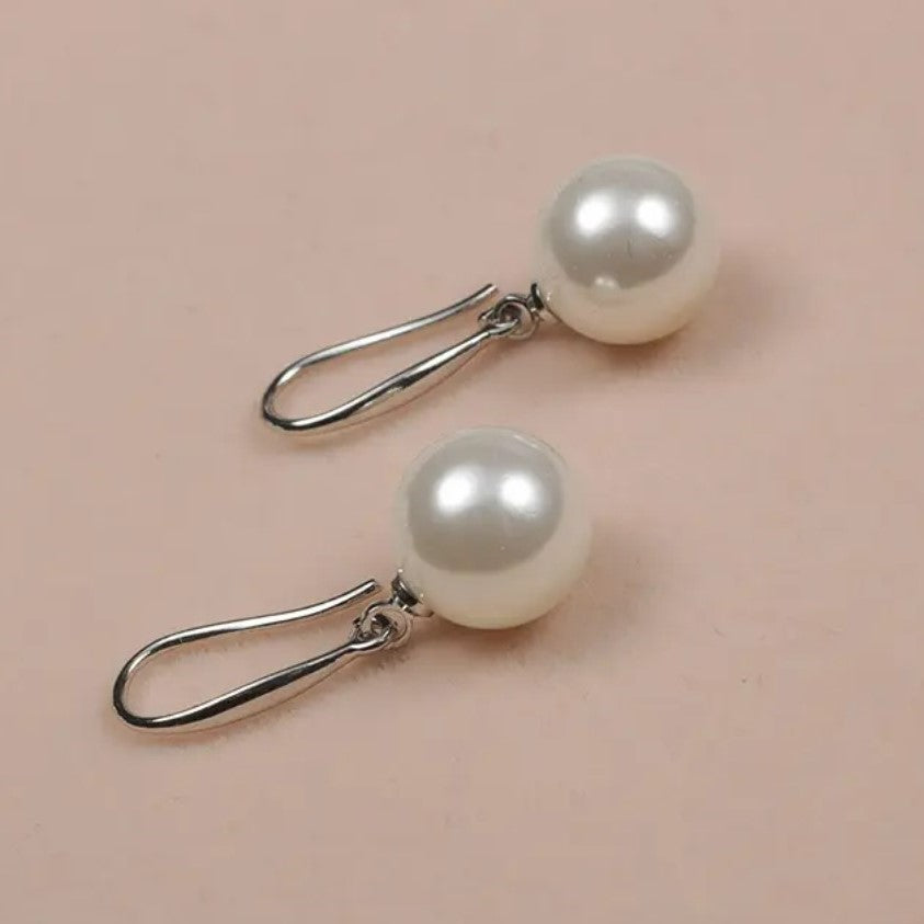 Imitation Pearl Gold Plated Brass Necklace