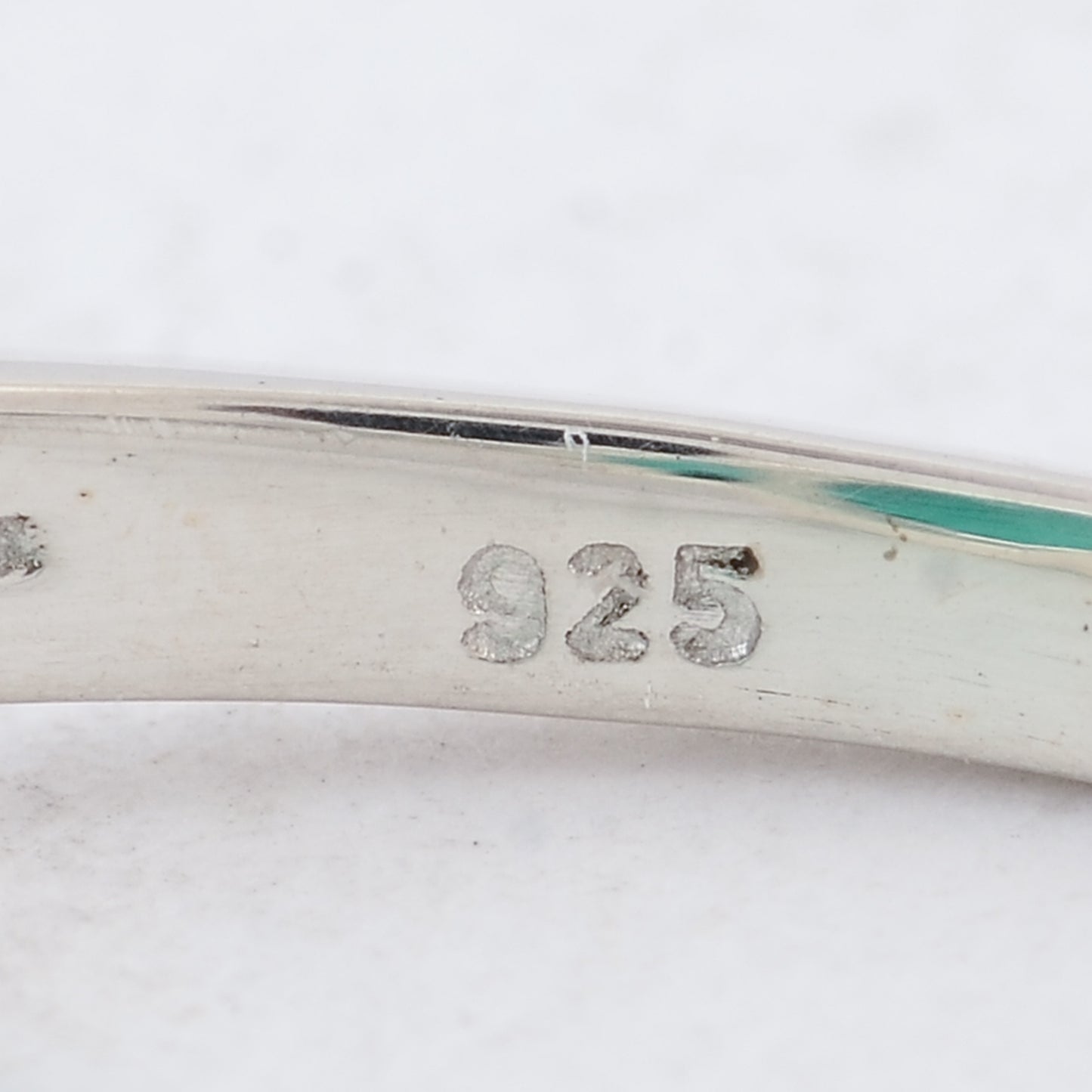 8.01 Ct Oval Green Topaz 925 Sterling Silver Ring