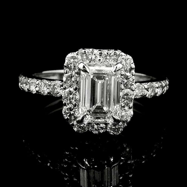 2.10 Carats Lab Grown Diamond 14K Gold Ring