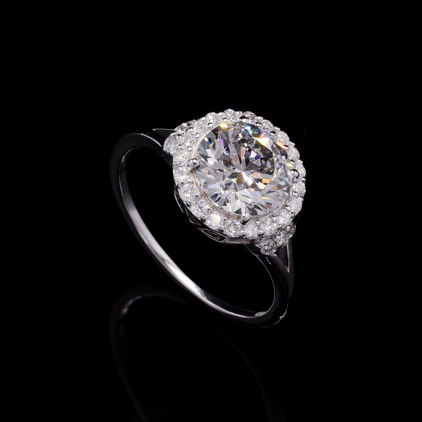 2.40 Carats Lab Grown Diamond 14K Gold Ring