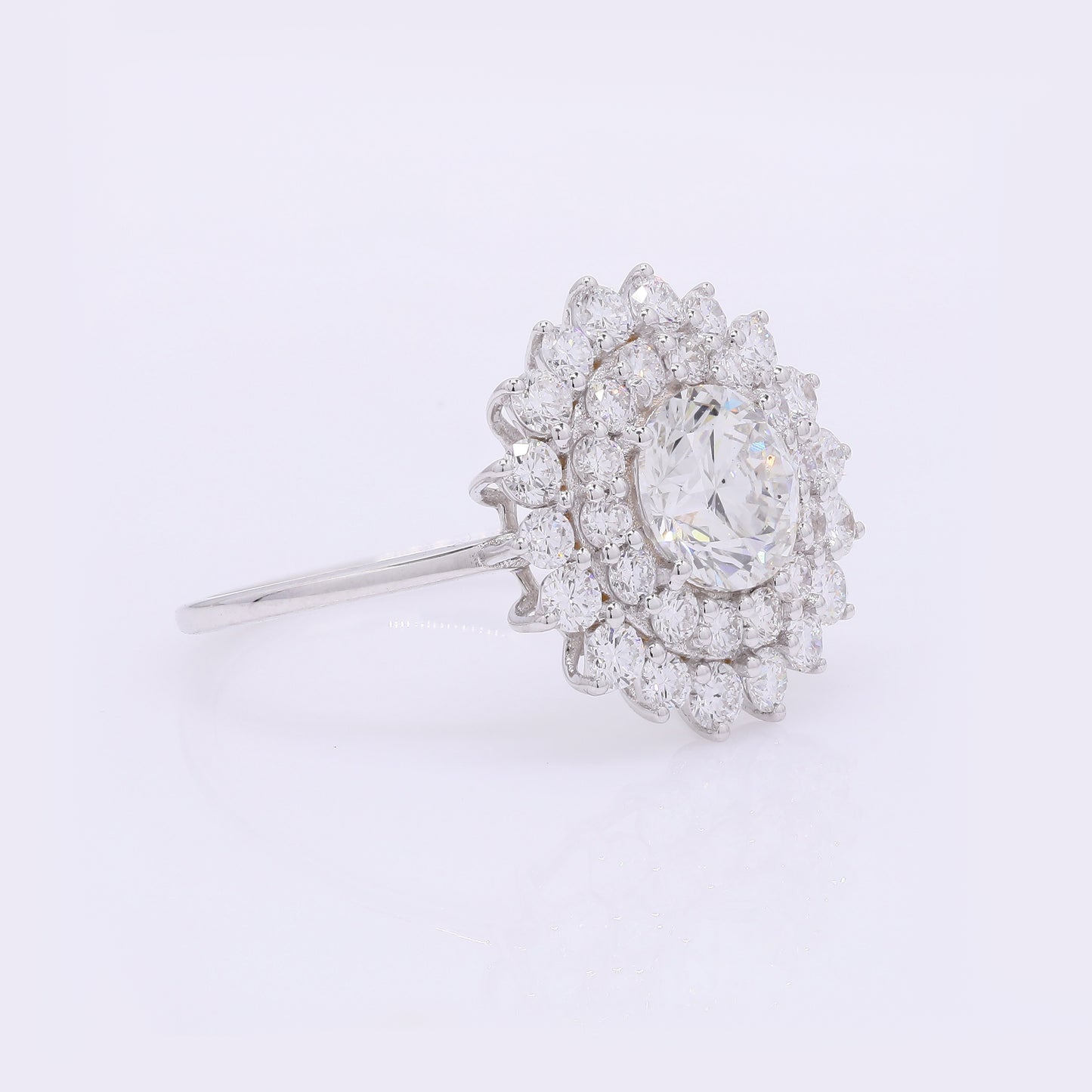 2.27 Carats Lab Grown Diamond 14K Gold Ring