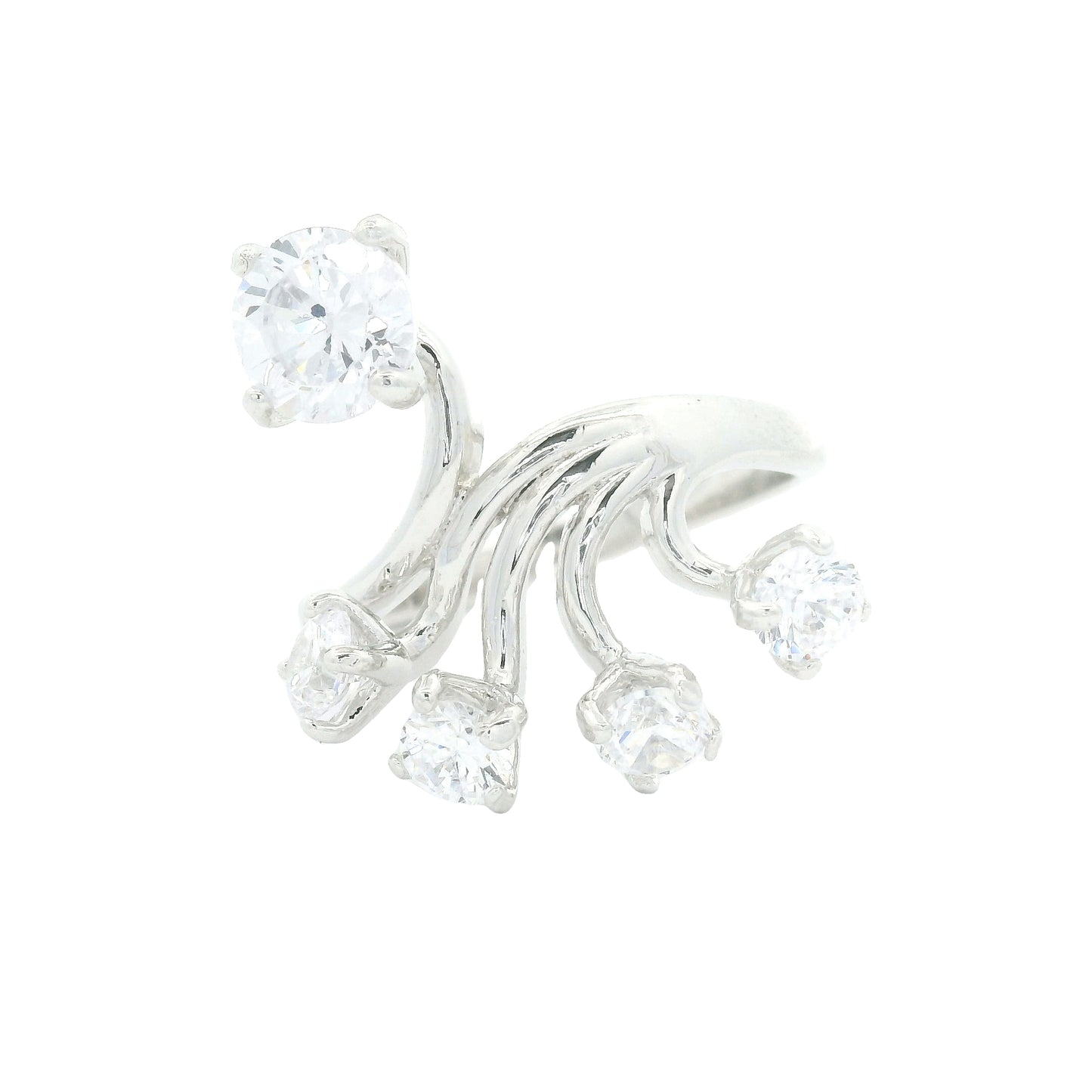 4.00 Ct Cubic Zirconia 925 Sterling Silver Ring