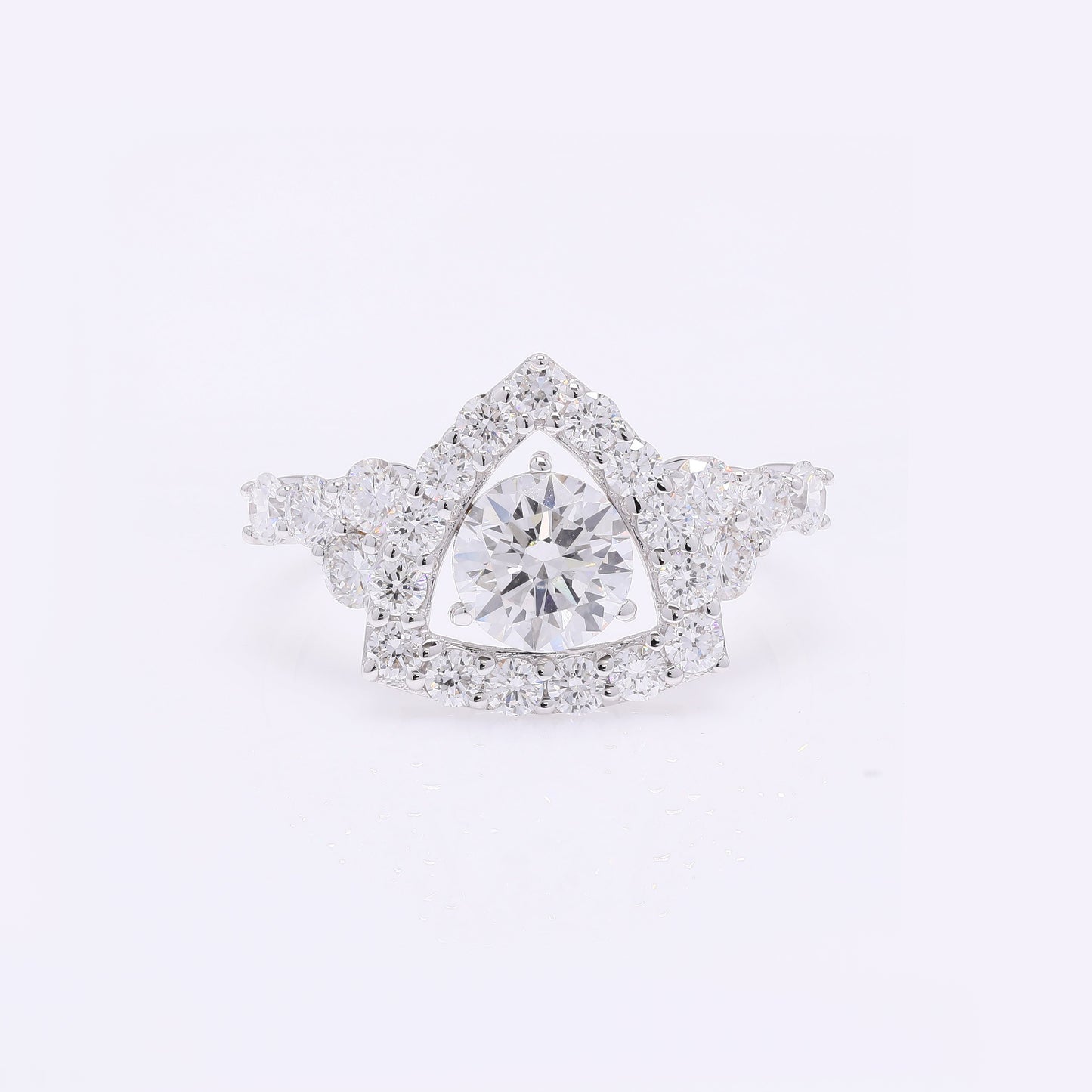 2.03 Carats Lab Grown Diamond 14K Gold Ring