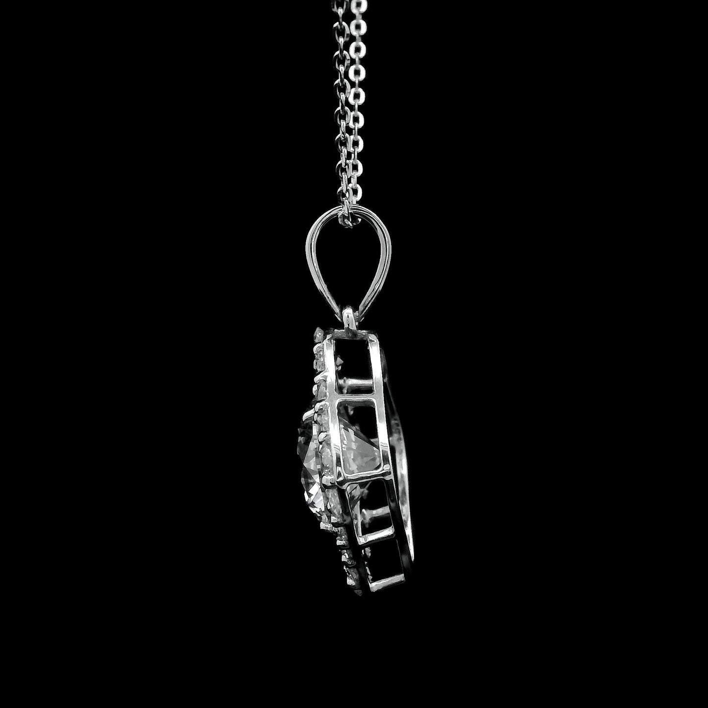 2.13 Carats Lab Grown Diamond 14K Gold Pendant