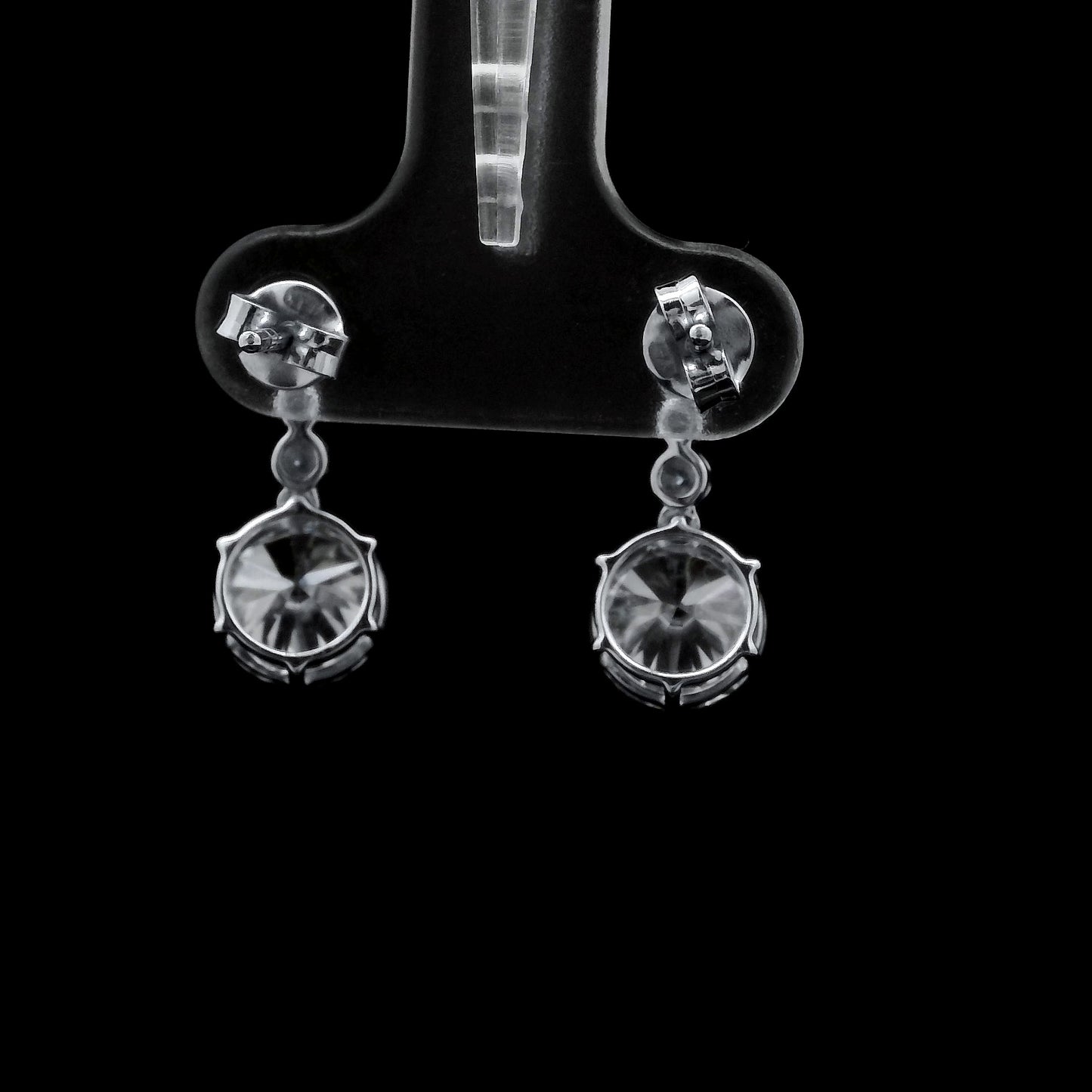 3.67 Carats Lab Grown Diamond 14K Gold Earrings