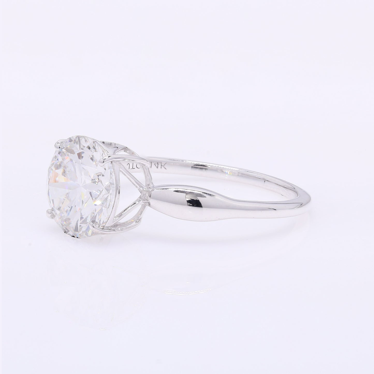2.58 Carats Lab Grown Diamond 14K Gold Ring