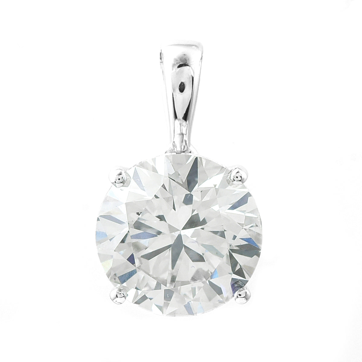 2.16 Carats Lab Grown Diamond 14K Gold Pendant