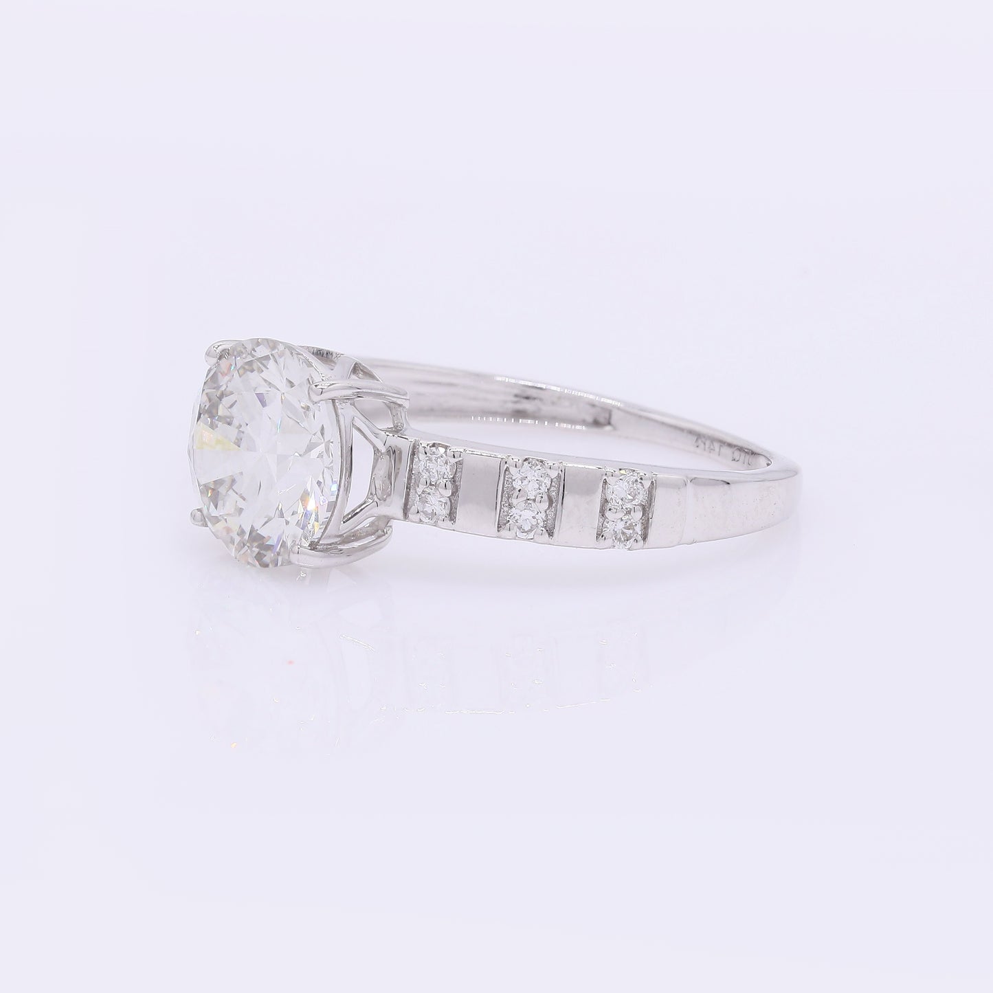 2.22 Carats Lab Grown Diamond 14K Gold Ring