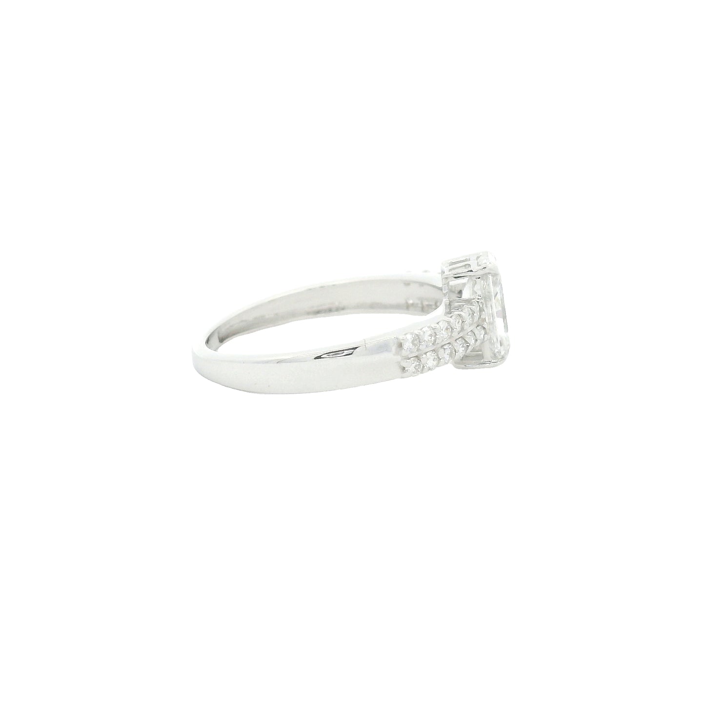 1.34 Carats Lab Grown Diamond 14K Gold Ring
