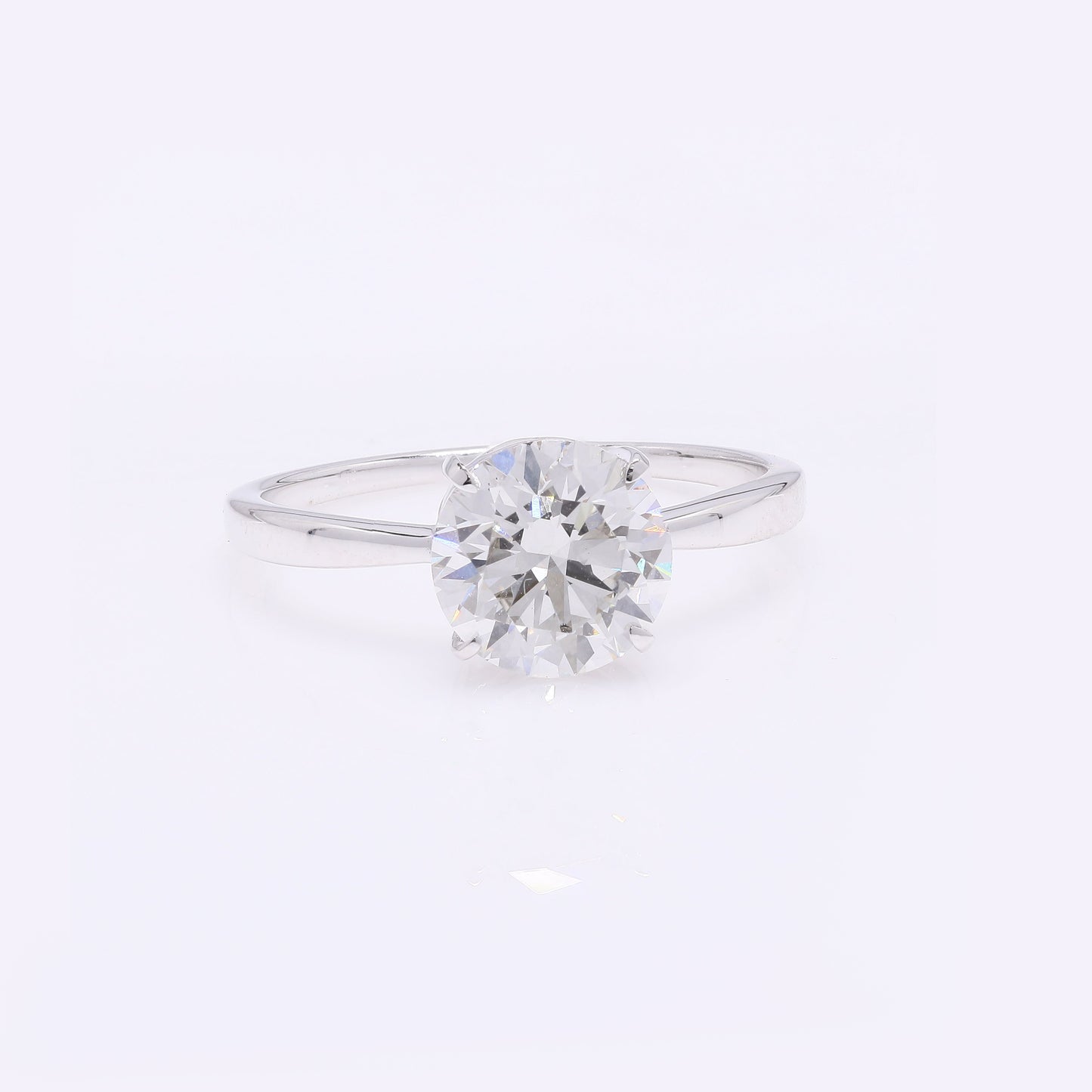 2.09 Carats Lab Grown Diamond 14K Gold Ring