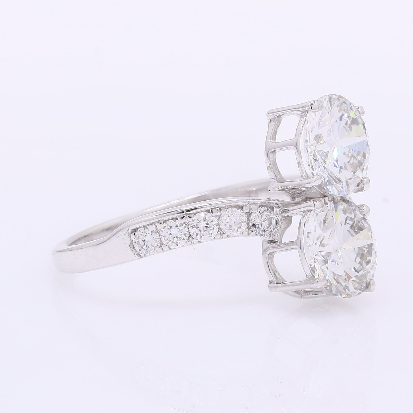 2.39 Carats Lab Grown Diamond 14K Gold Ring