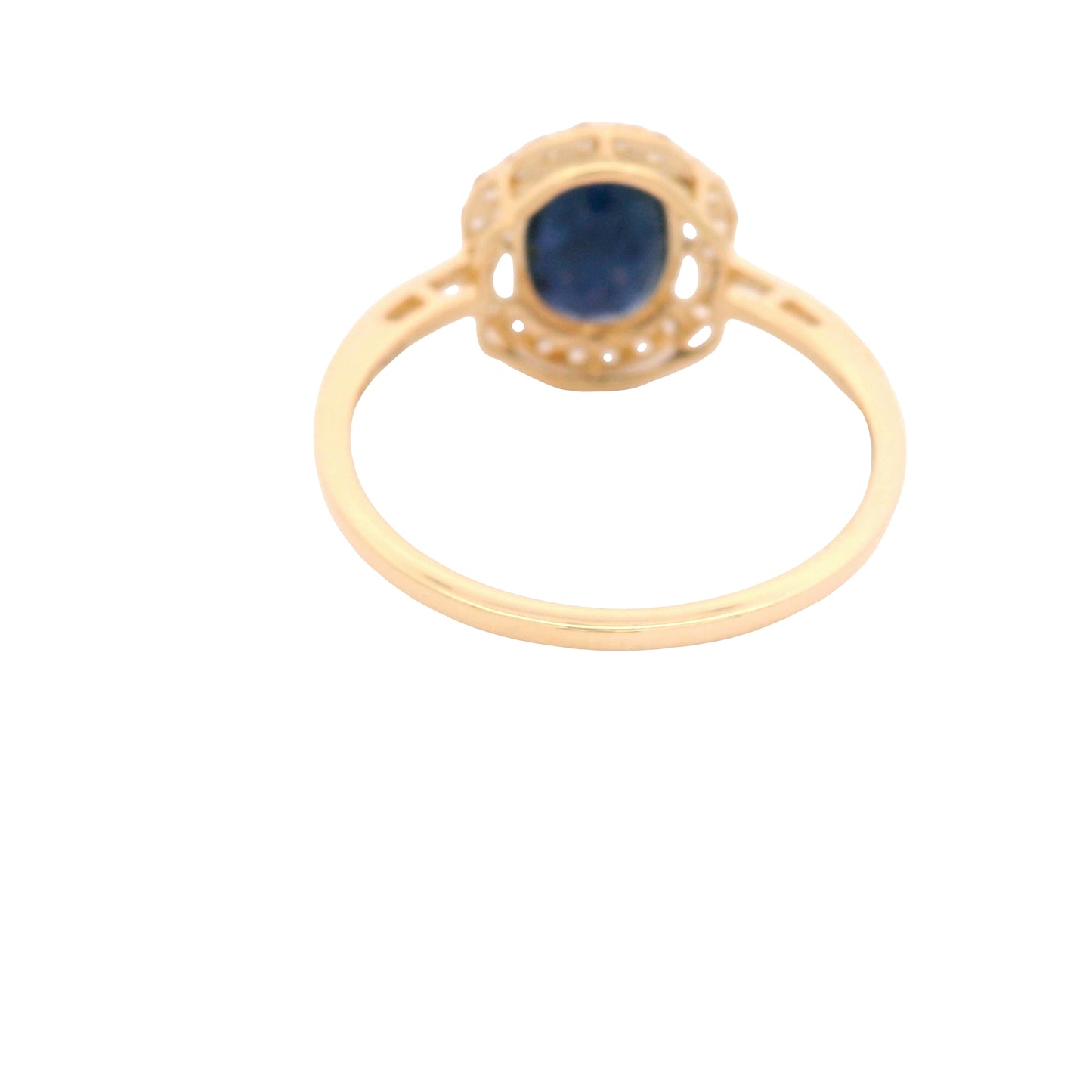 1.62 Ct Oval Sapphire 14K Gold Ring