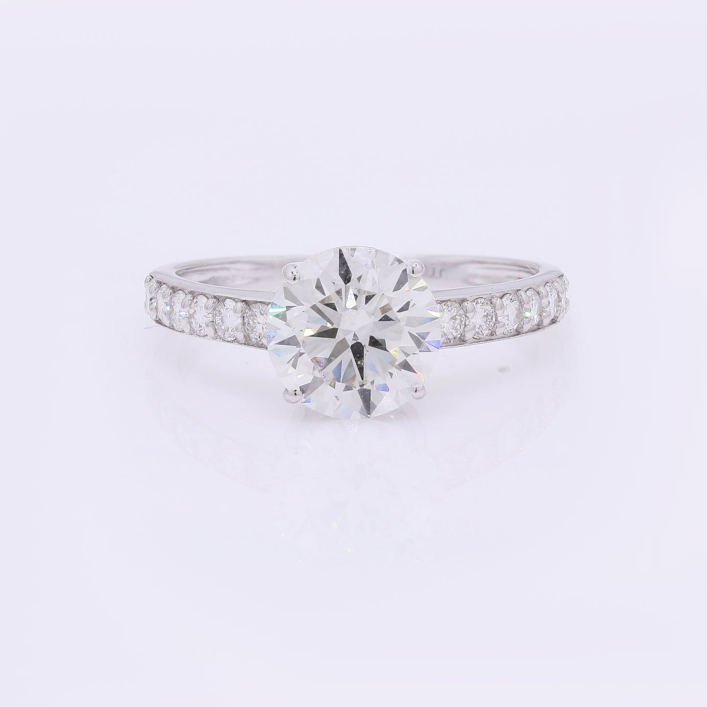 2.37 Carats Lab Grown Diamond 14K Gold Ring