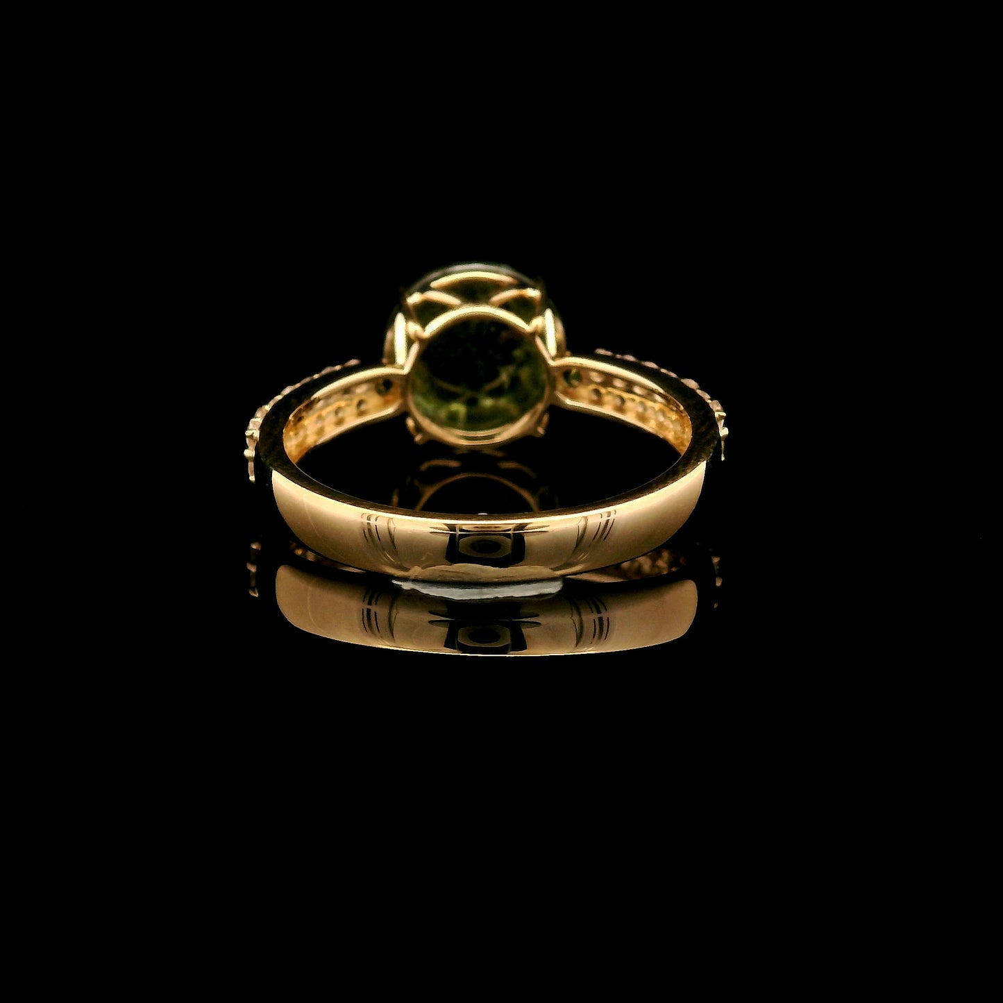 3.63 Carats Tourmaline 14K Gold Ring