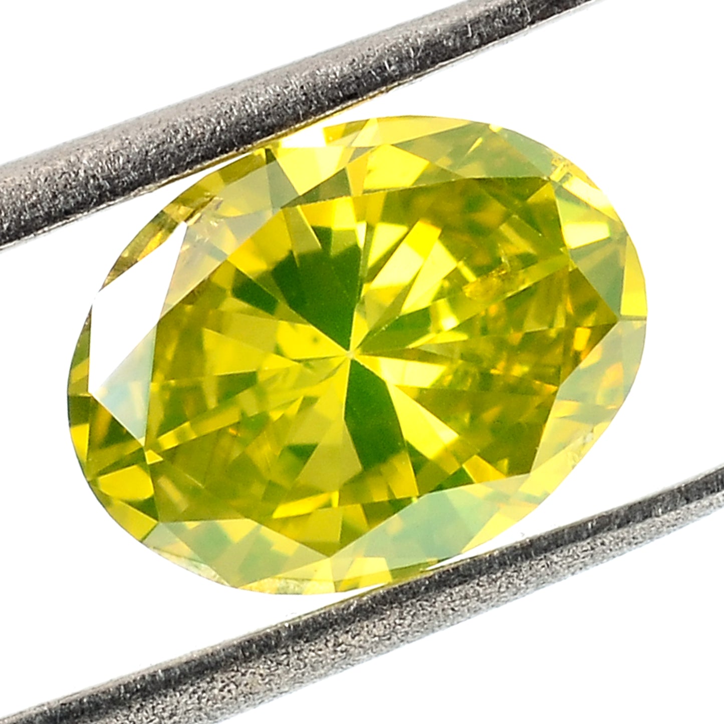 0.81 Carat Yellow Diamond Oval, Octagon Loose Gemstone