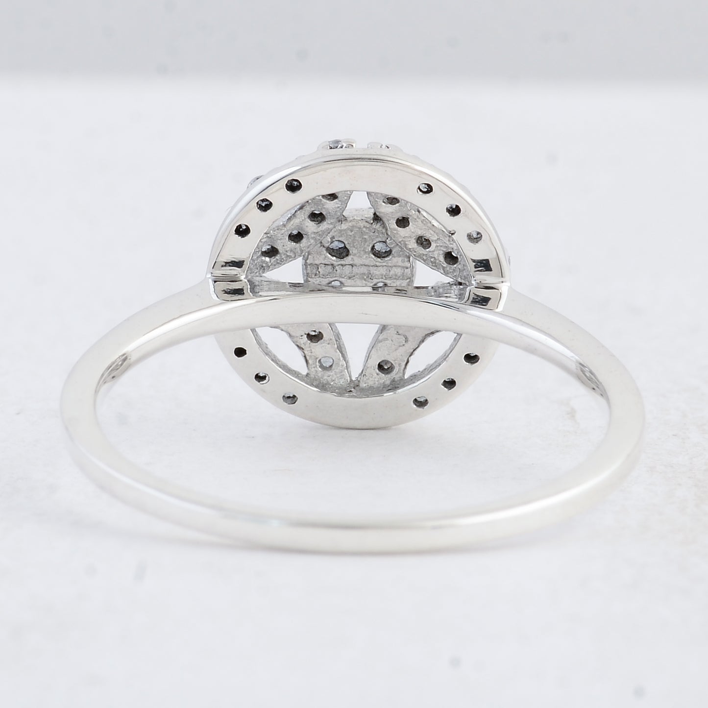 0.79 Ct Round Cubic Zirconia 925 Sterling Silver Ring