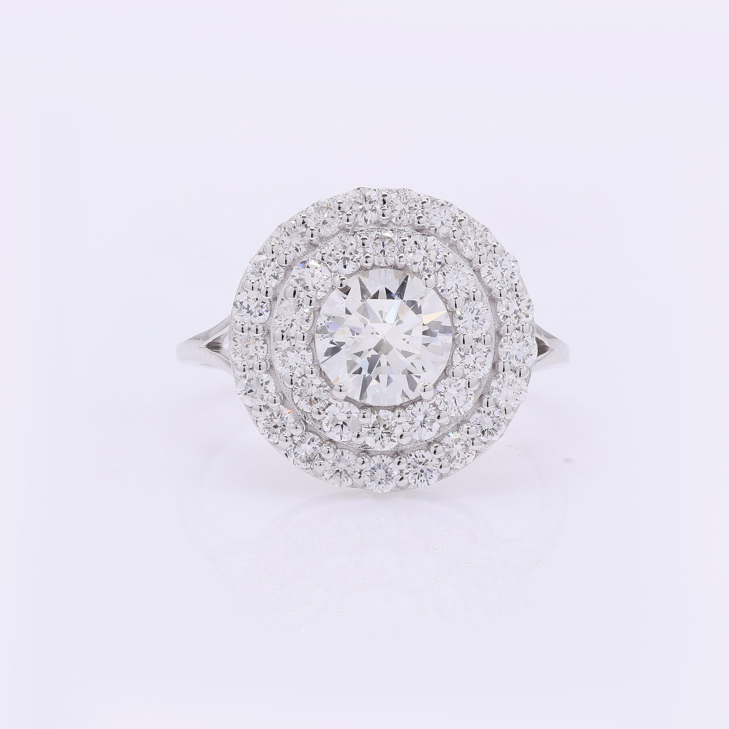 2.06 Carats Lab Grown Diamond 14K Gold Ring