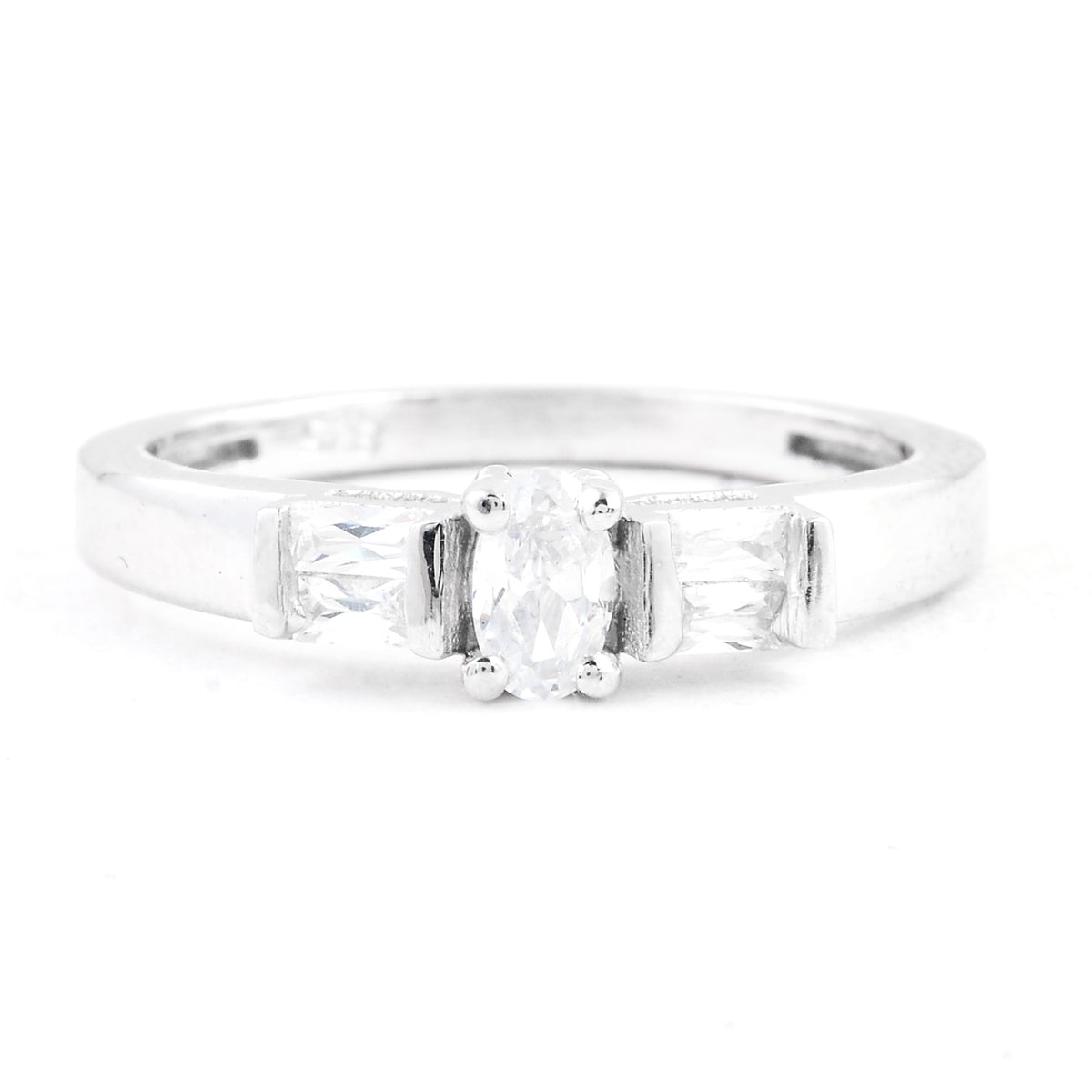 1.11 Ct Cubic Zirconia 925 Sterling Silver Ring