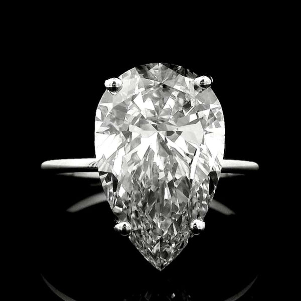 4.63 Carats Lab Grown Diamond 14K Gold Ring