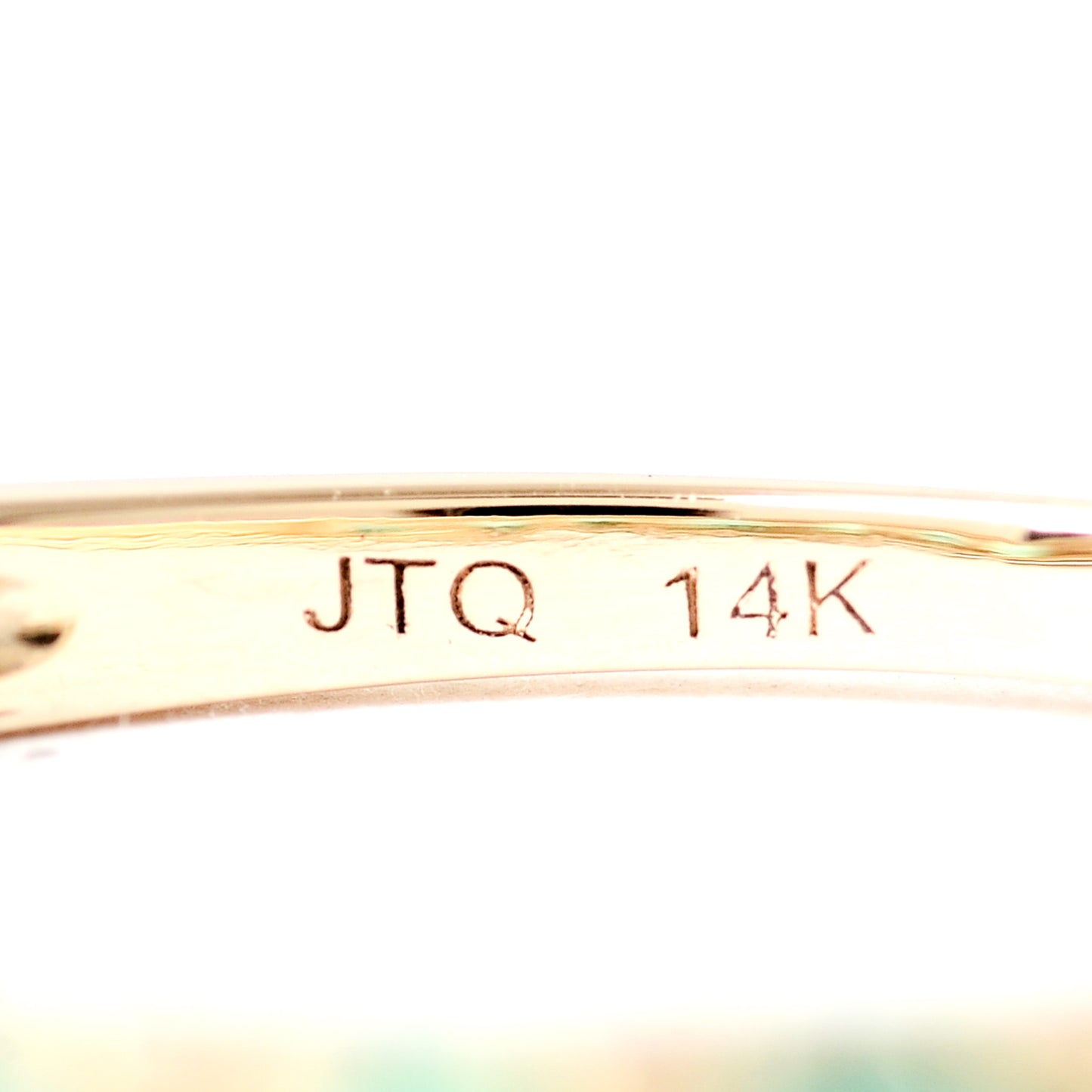 0.35 Ct Round Natural Emerald 14K Gold Ring