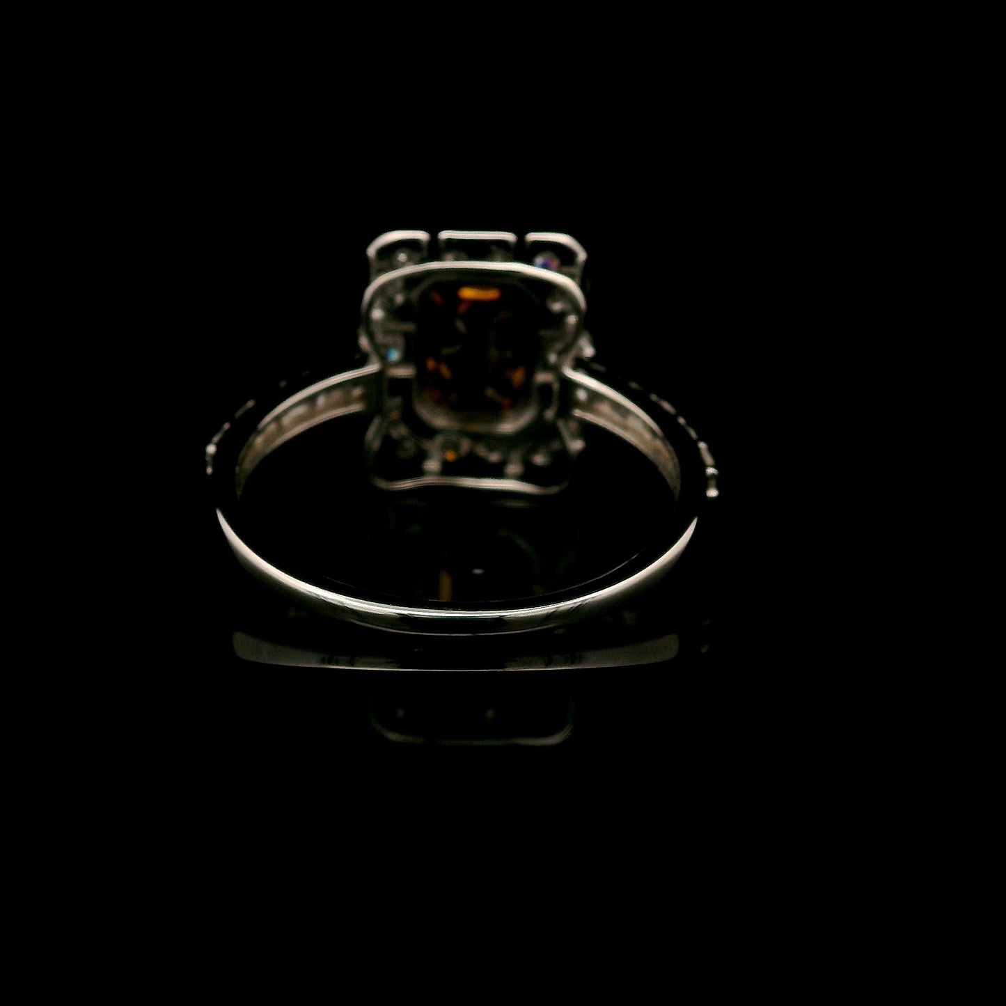 2.32 Carats Red Lab Grown Diamond 14K Gold Ring