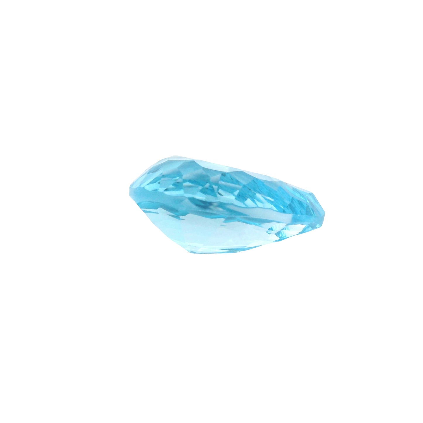 34.89 Blue Topaz Pear Gemstone